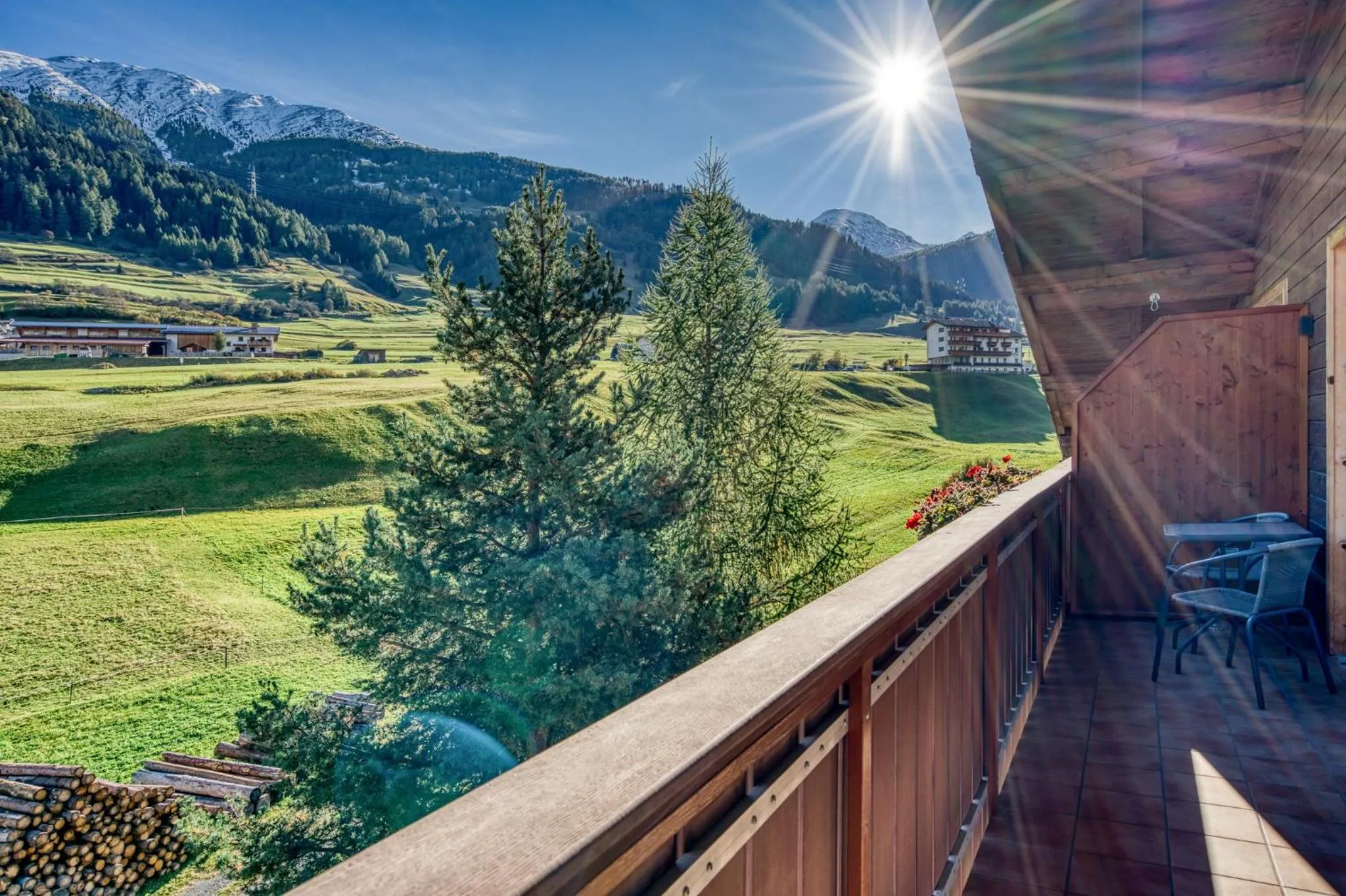 Mountain view in Hotel Erika