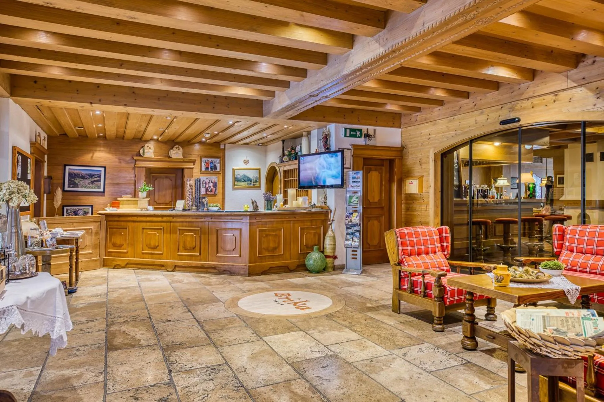 Lobby or reception in Hotel Erika
