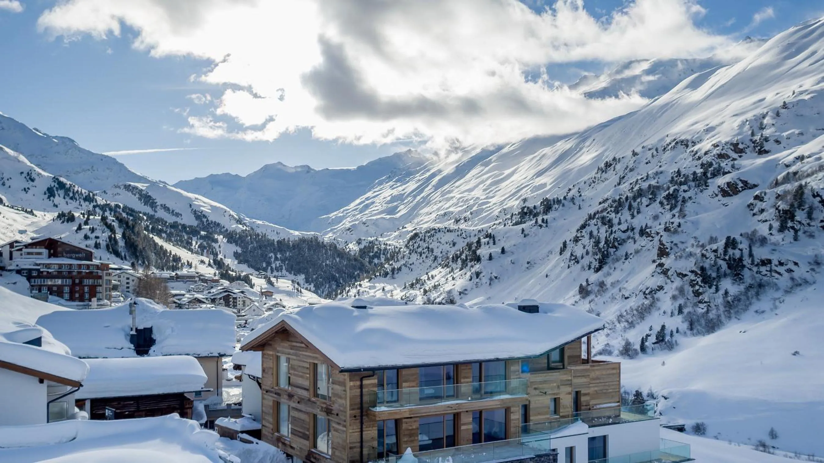 Bird's eye view in Chalet Obergurgl Luxury Apartments