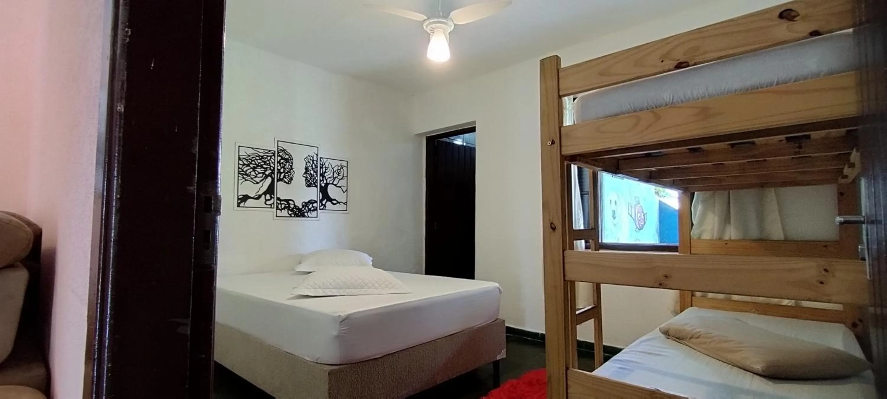 Shower, Bed in Chácara Sorriso 1 em Atibaia