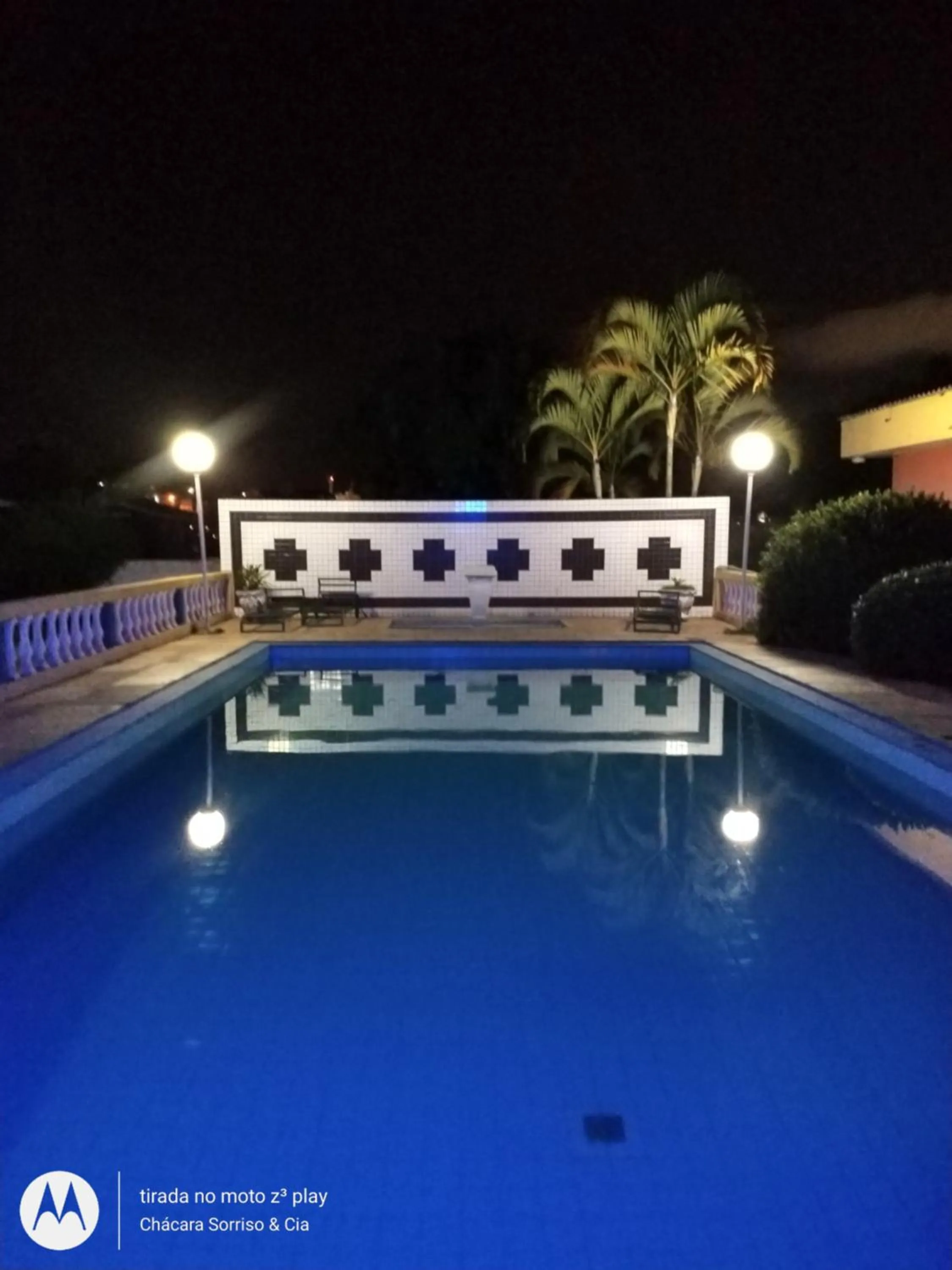 Swimming pool in Chácara Sorriso 1 em Atibaia