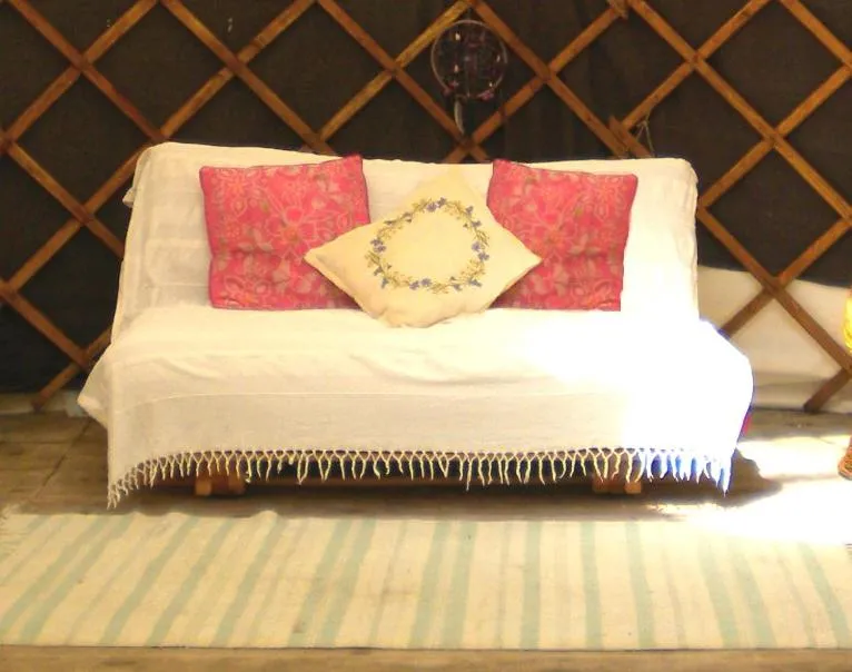 Bed in South Downs Eco Lodge & Camping