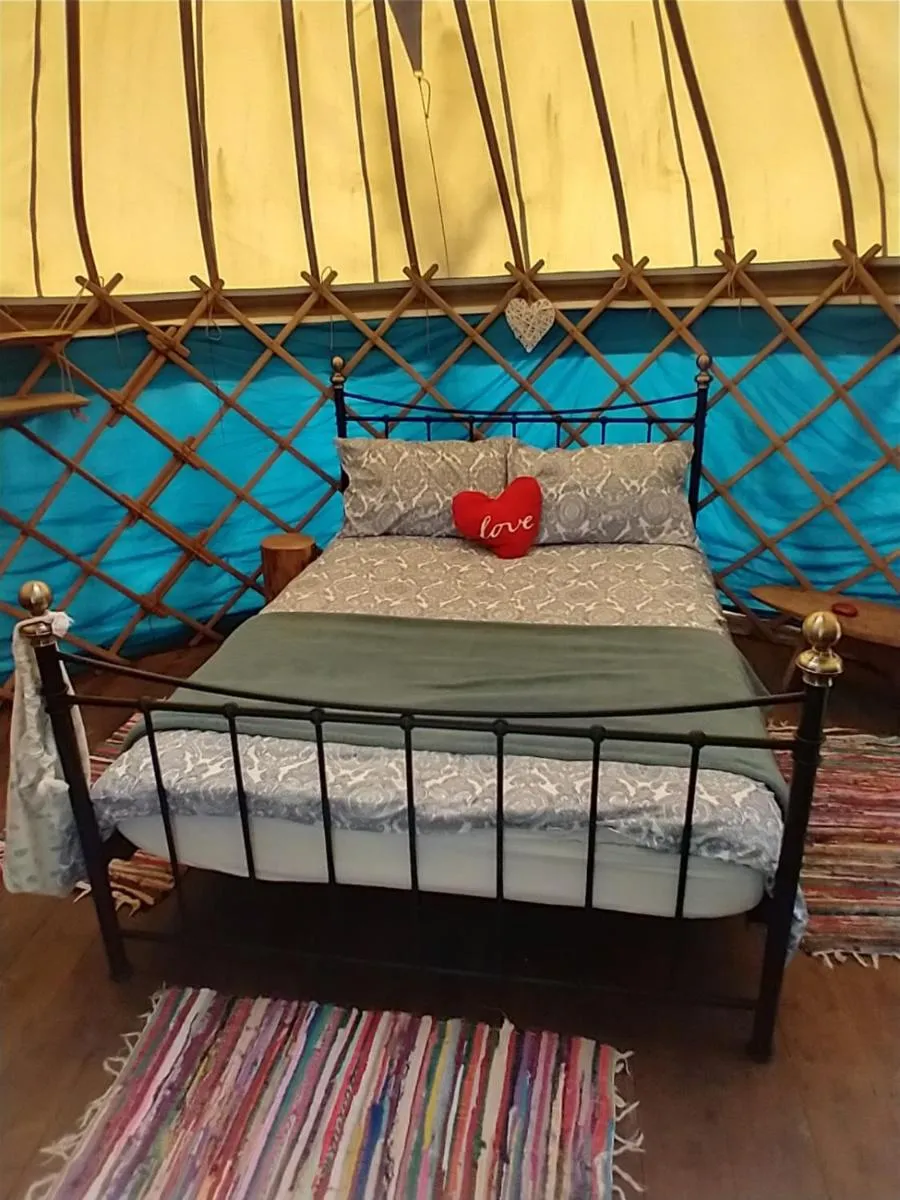 Bed in South Downs Eco Lodge & Camping