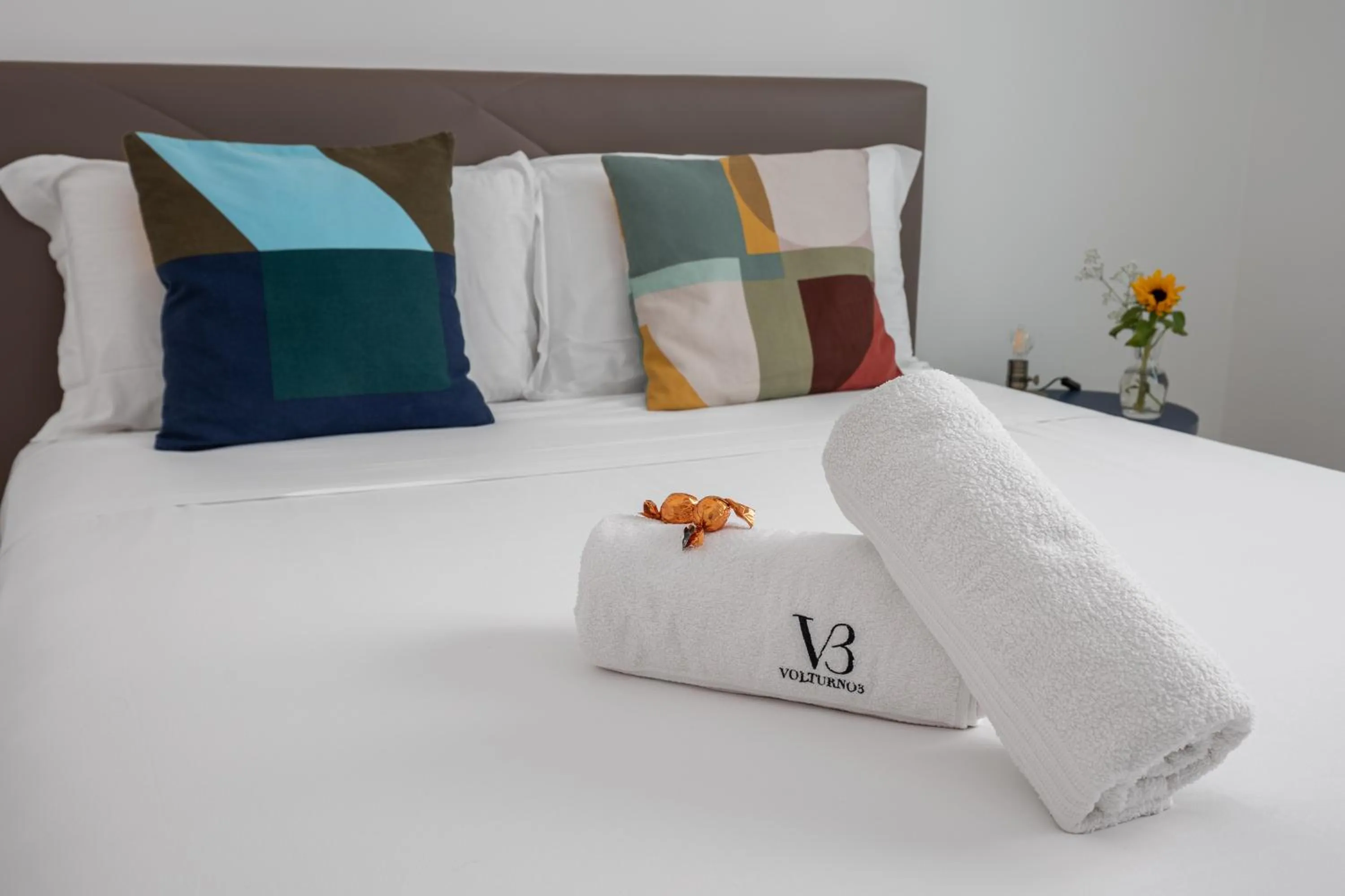 Bedroom, Bed in Volturno3 Suites & more