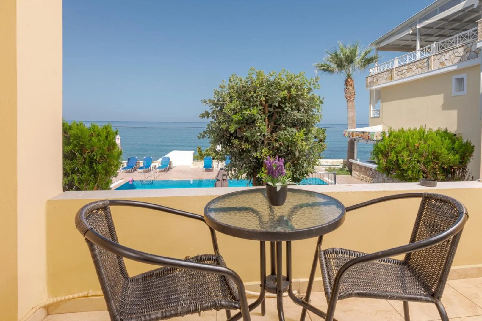 Balcony/Terrace in Nefeli Beach - living by the sea