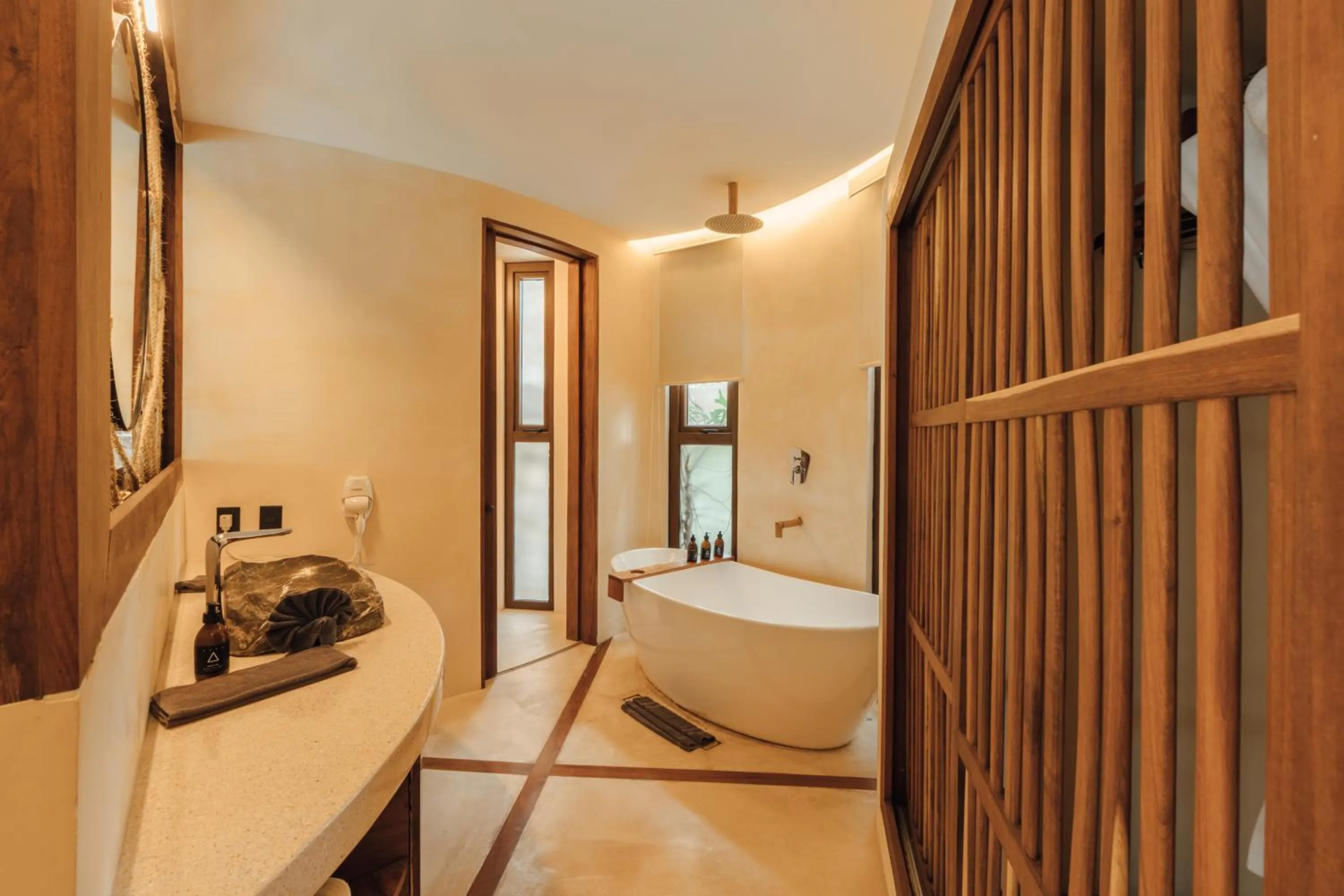 Bathroom in Kan Tulum Hotel