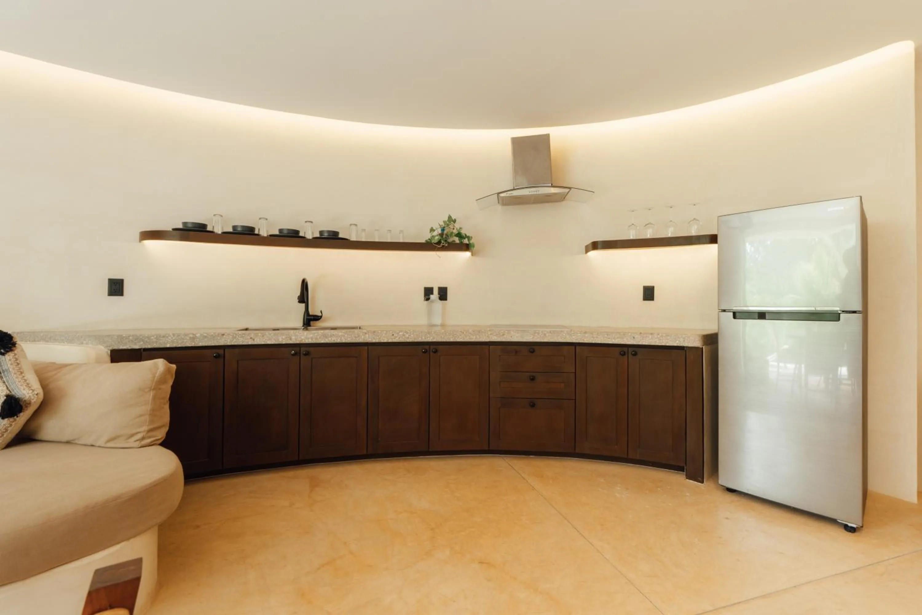 kitchen in Kan Tulum Hotel