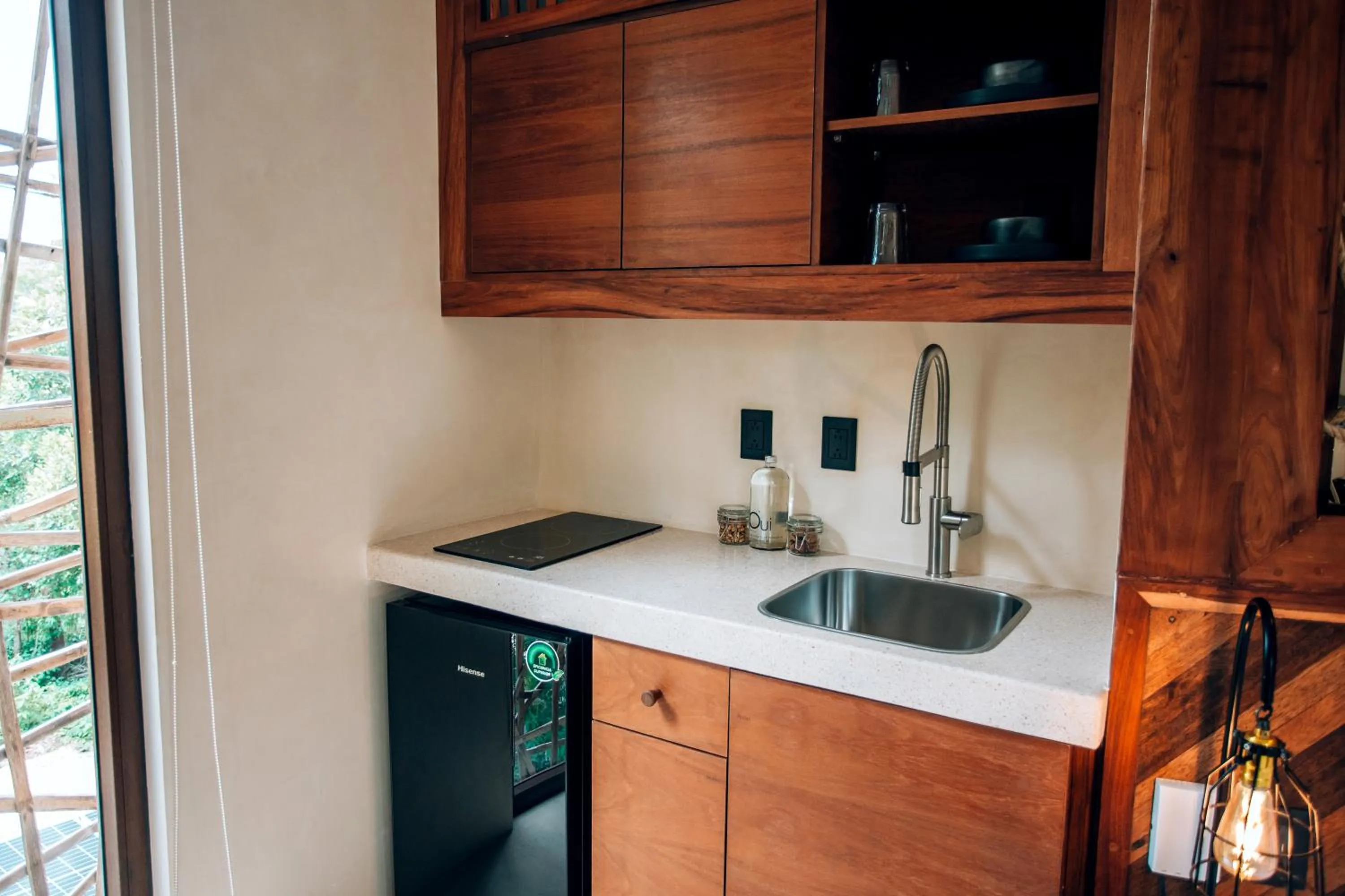 Kitchen or kitchenette in Kan Tulum Hotel