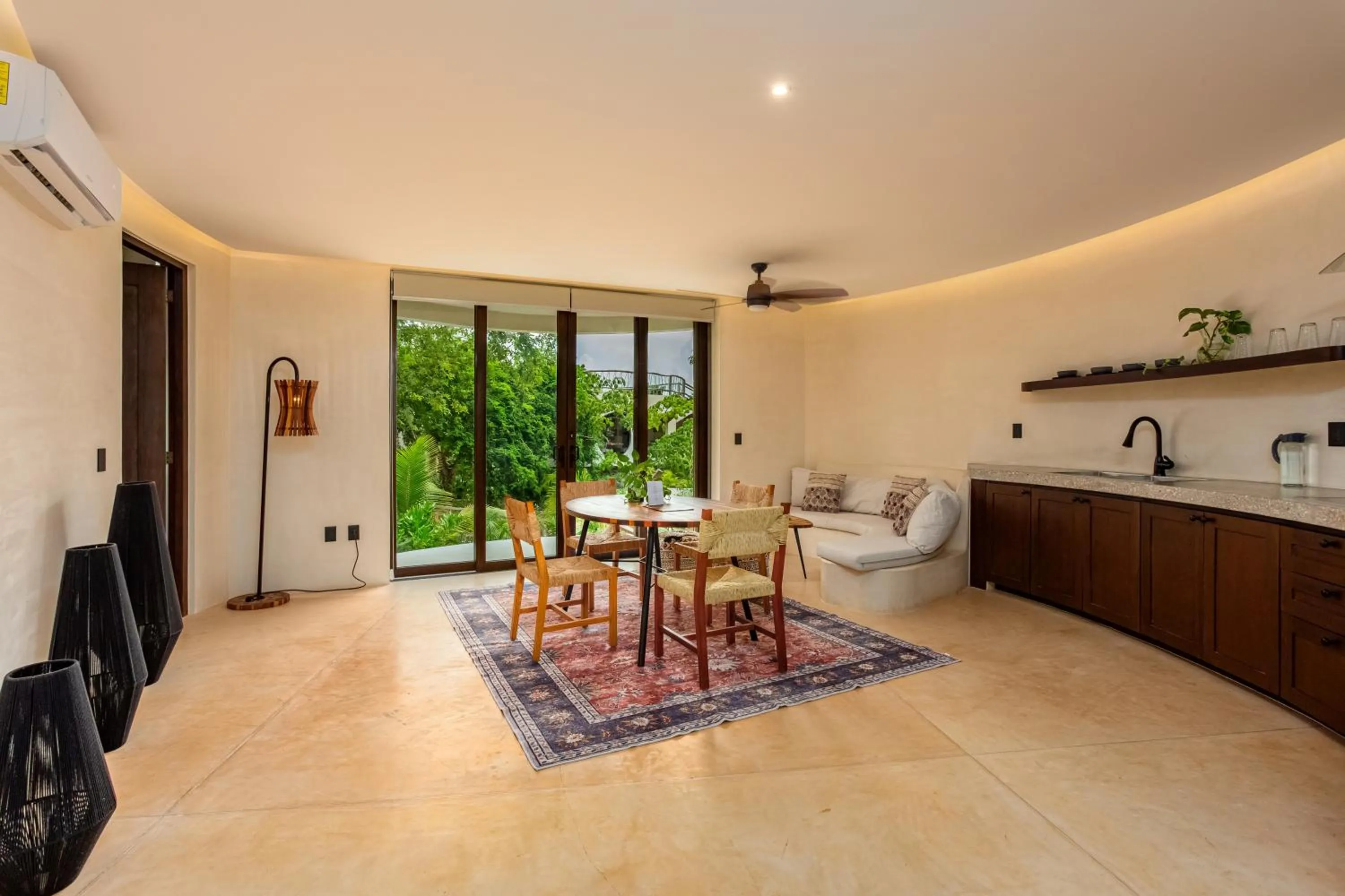 Living room in Kan Tulum Hotel