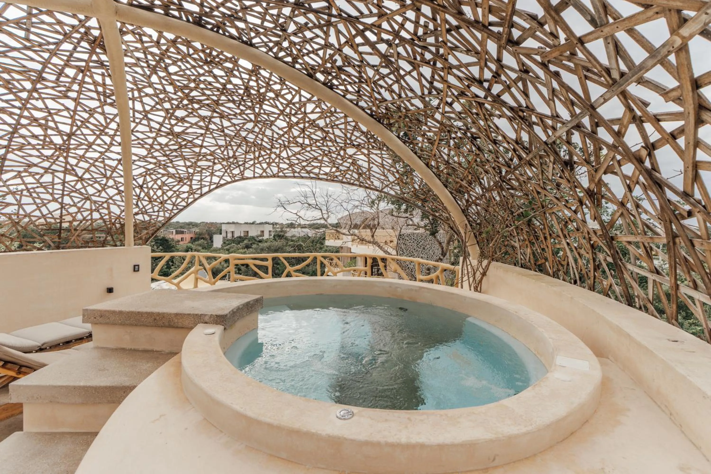 Hot Tub in Kan Tulum Hotel