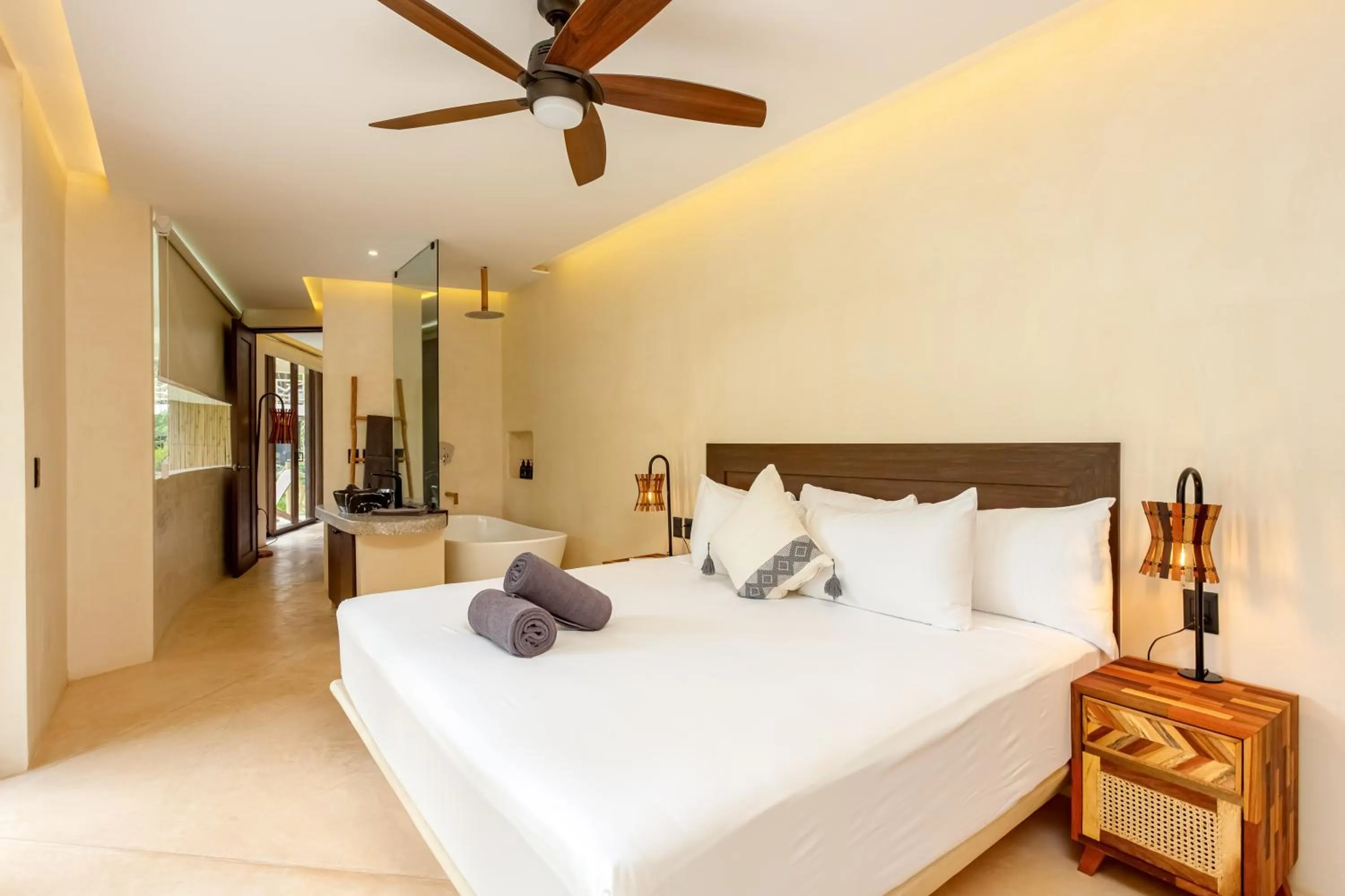 Bedroom, Bed in Kan Tulum Hotel