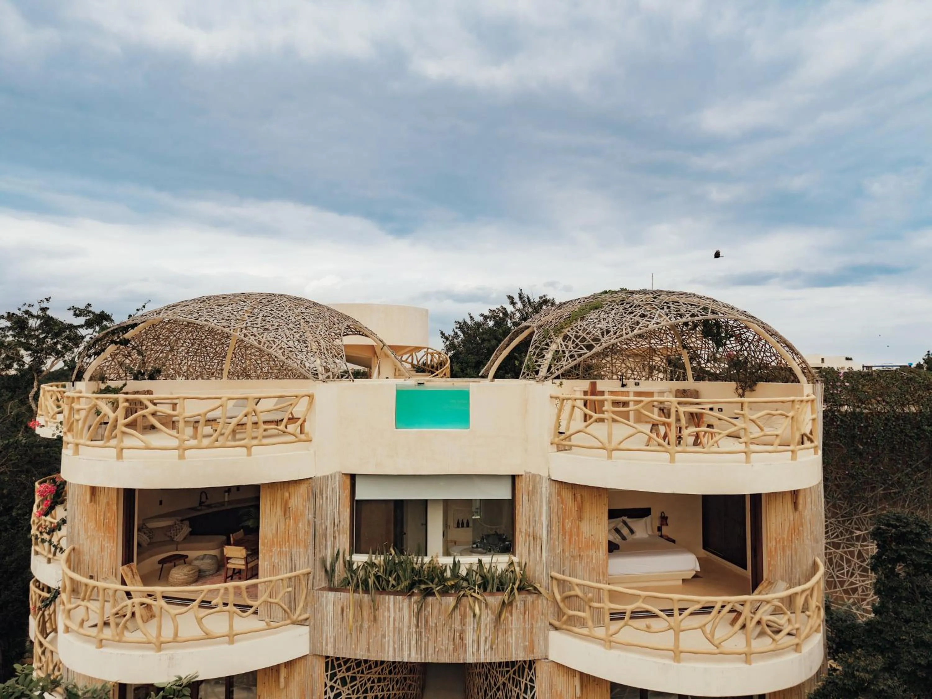 Bird's eye view in Kan Tulum Hotel