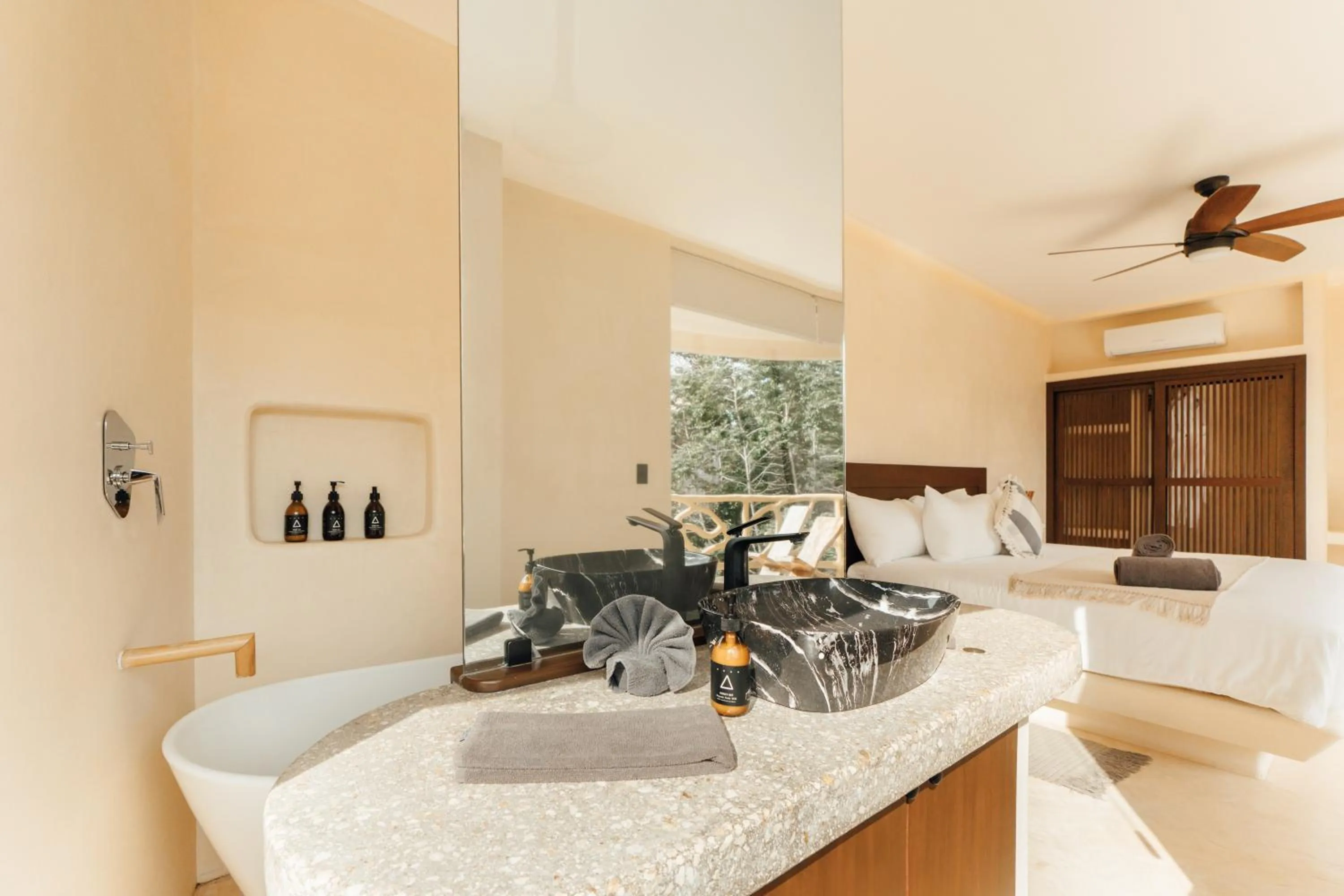 Bathroom in Kan Tulum Hotel