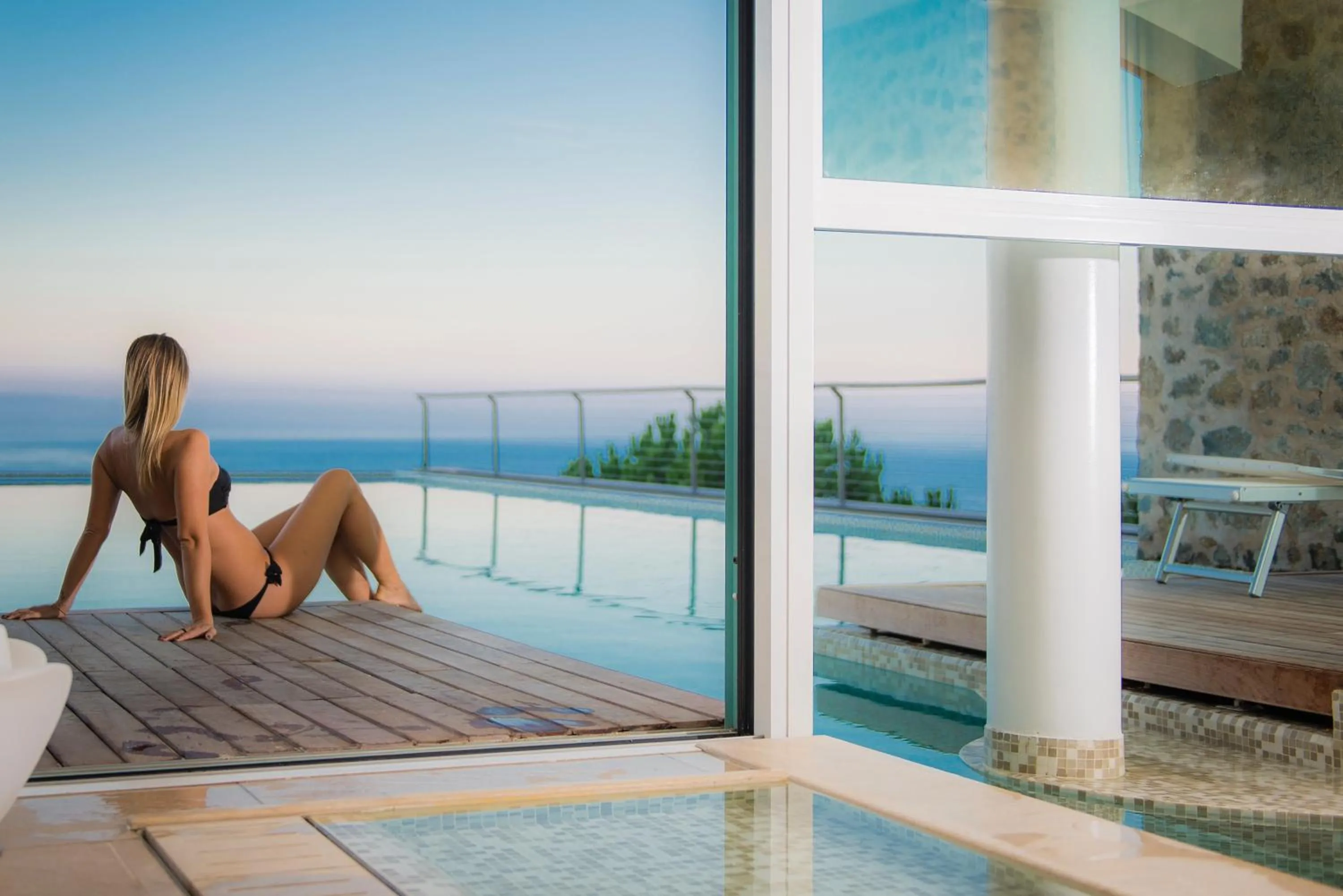 Hot Tub in Dominio Mare Resort & SPA