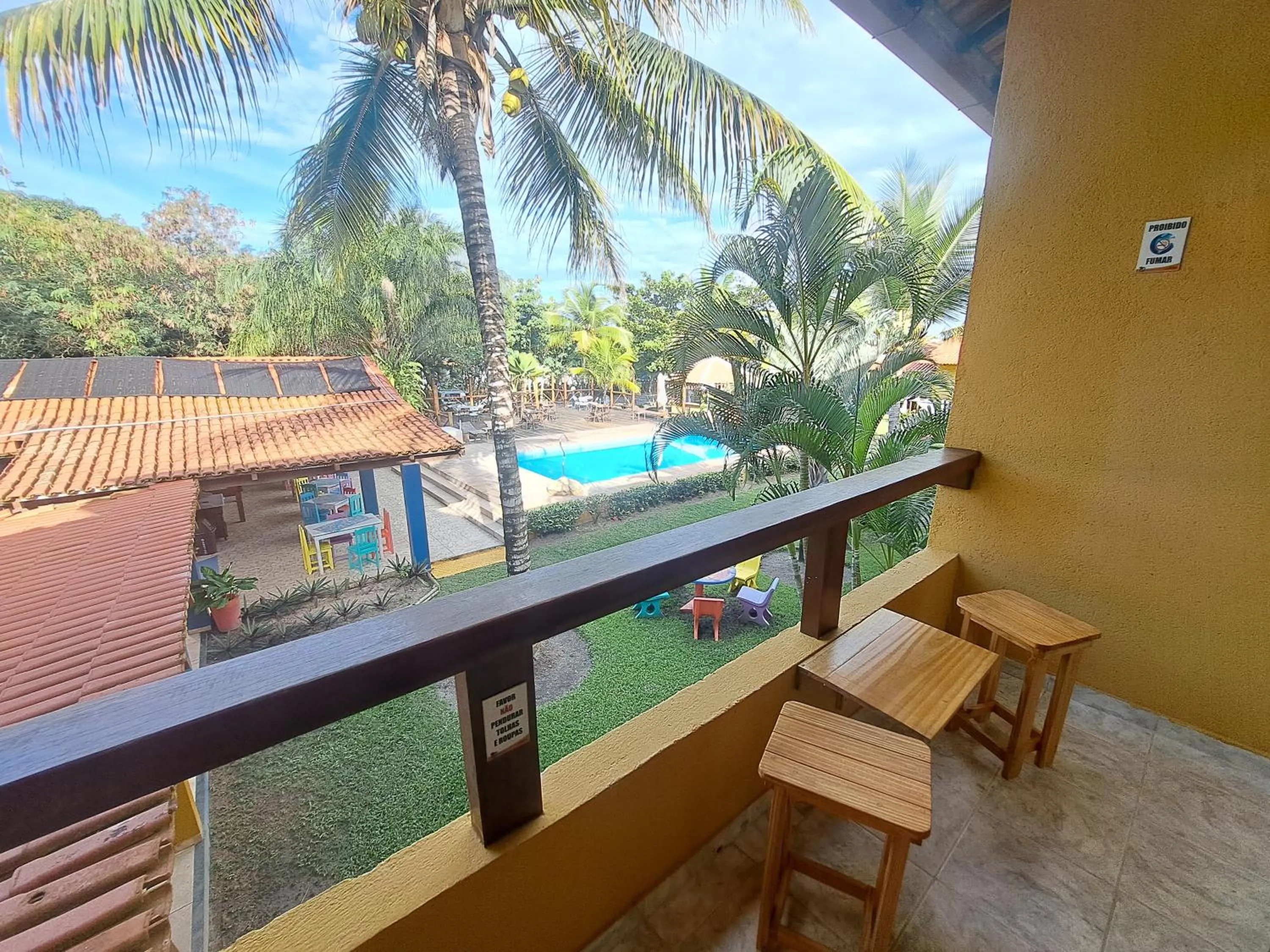 Balcony/Terrace in Pousada Beach Bahia