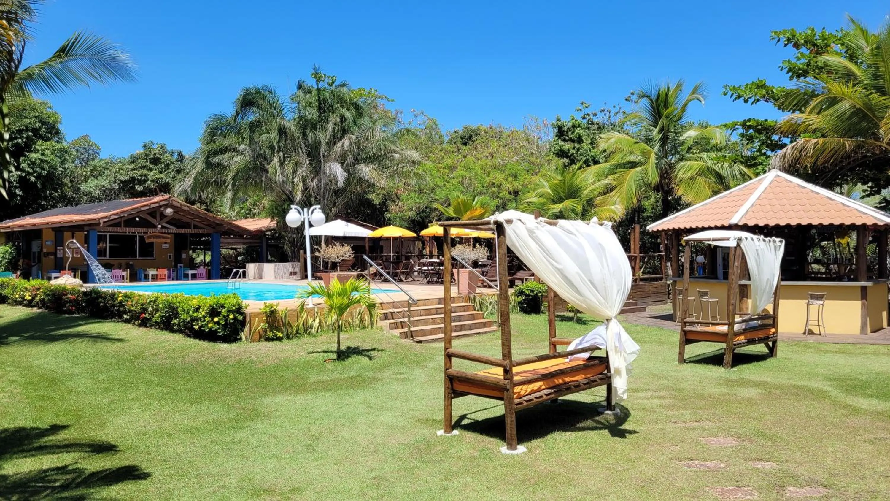 Garden view in Pousada Beach Bahia
