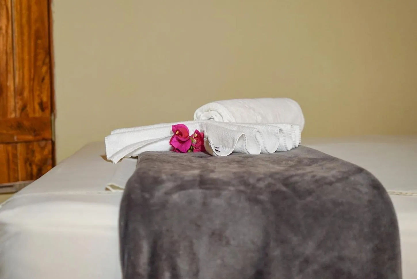 Bed in Pousada Rota dos Ventos