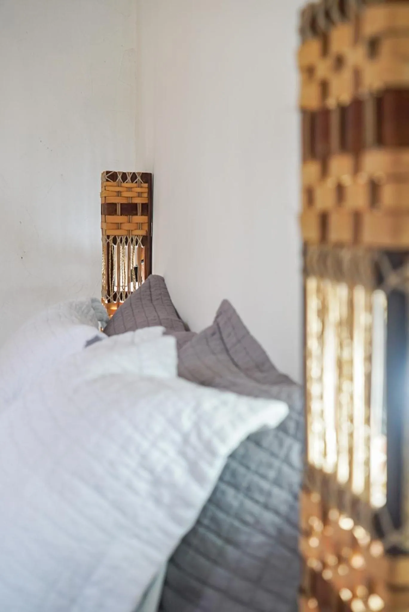 Bed in Pousada Rota dos Ventos