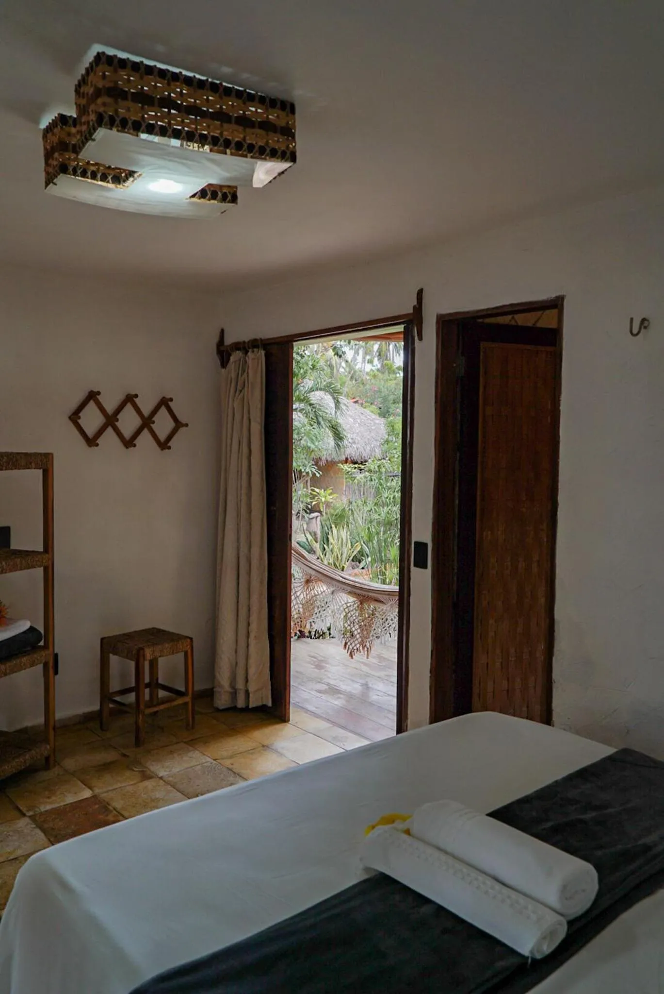 Bed in Pousada Rota dos Ventos