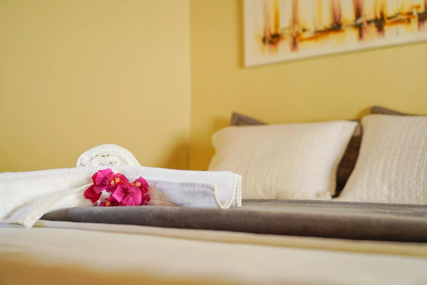 Bed in Pousada Rota dos Ventos