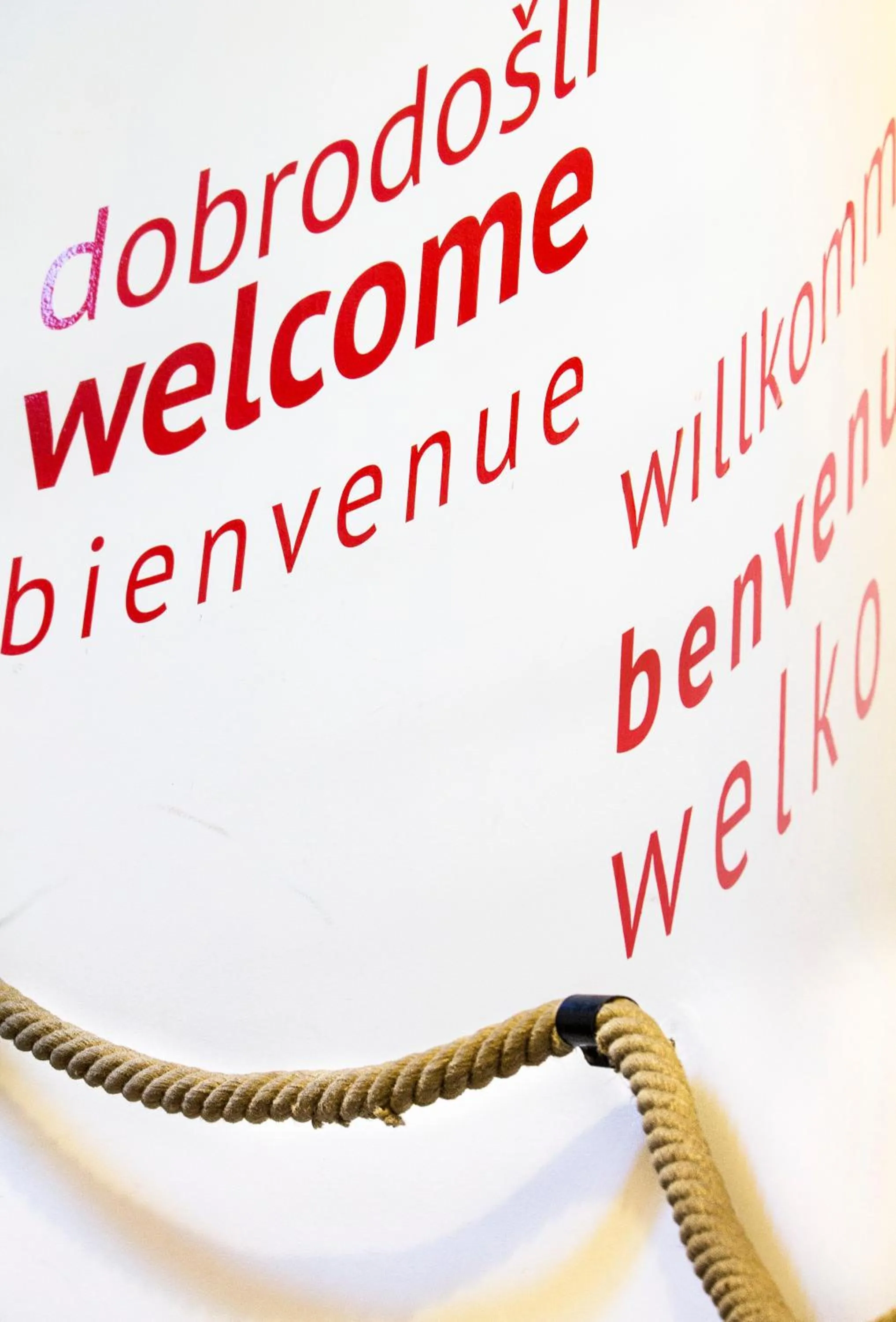 Decorative detail in Hostel Centar