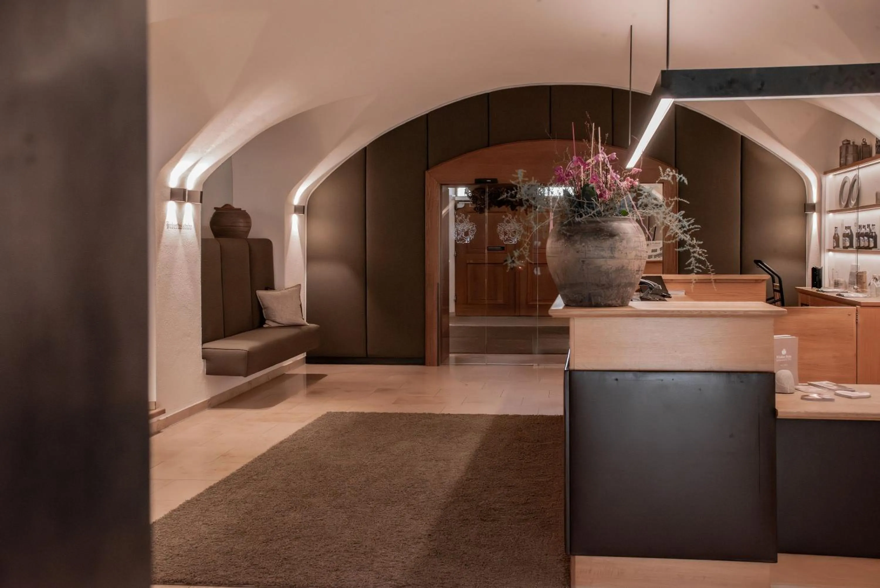 Lobby or reception in Gutshofhotel Winkler Bräu
