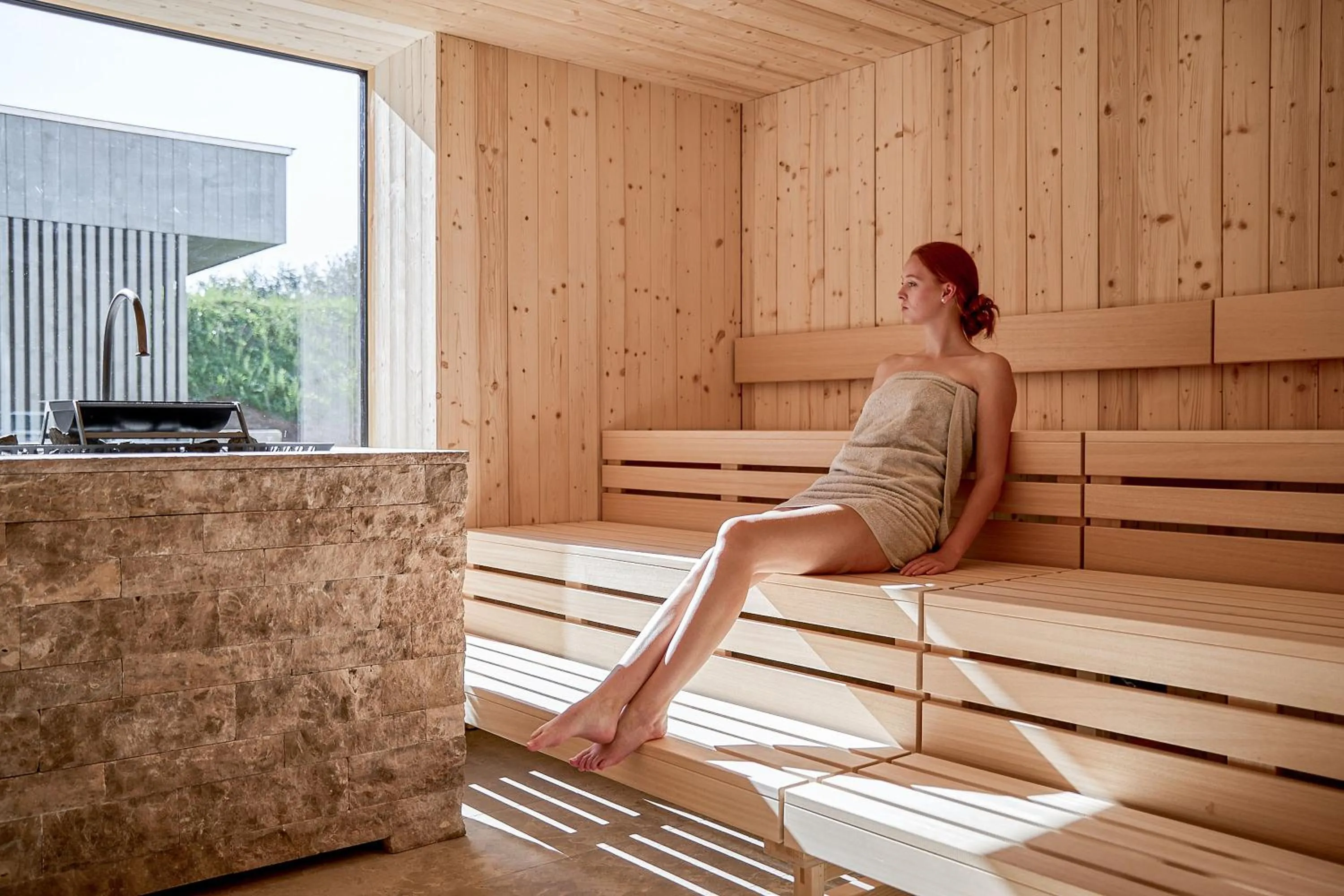 Sauna in Gutshofhotel Winkler Bräu