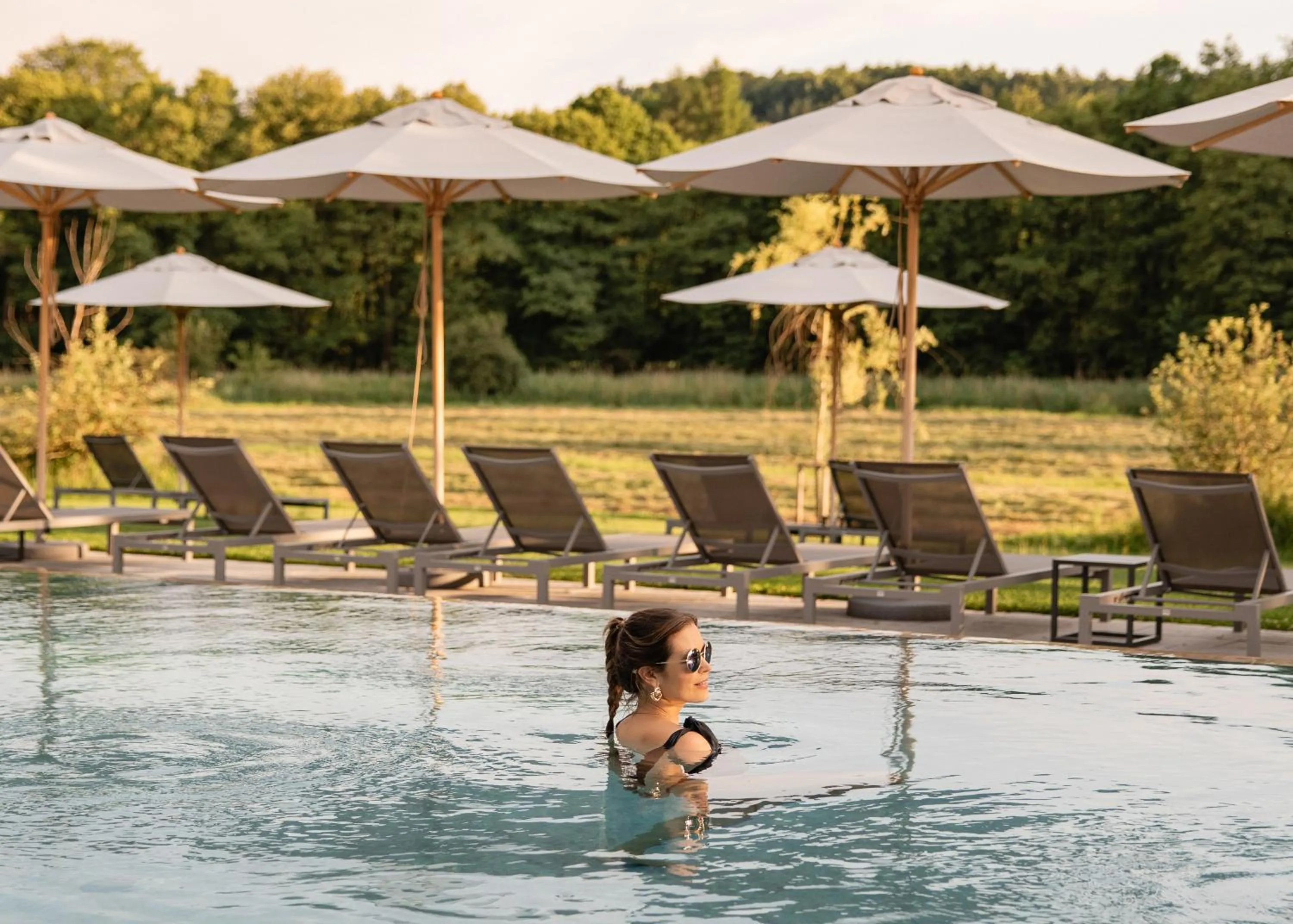 Swimming pool in Gutshofhotel Winkler Bräu