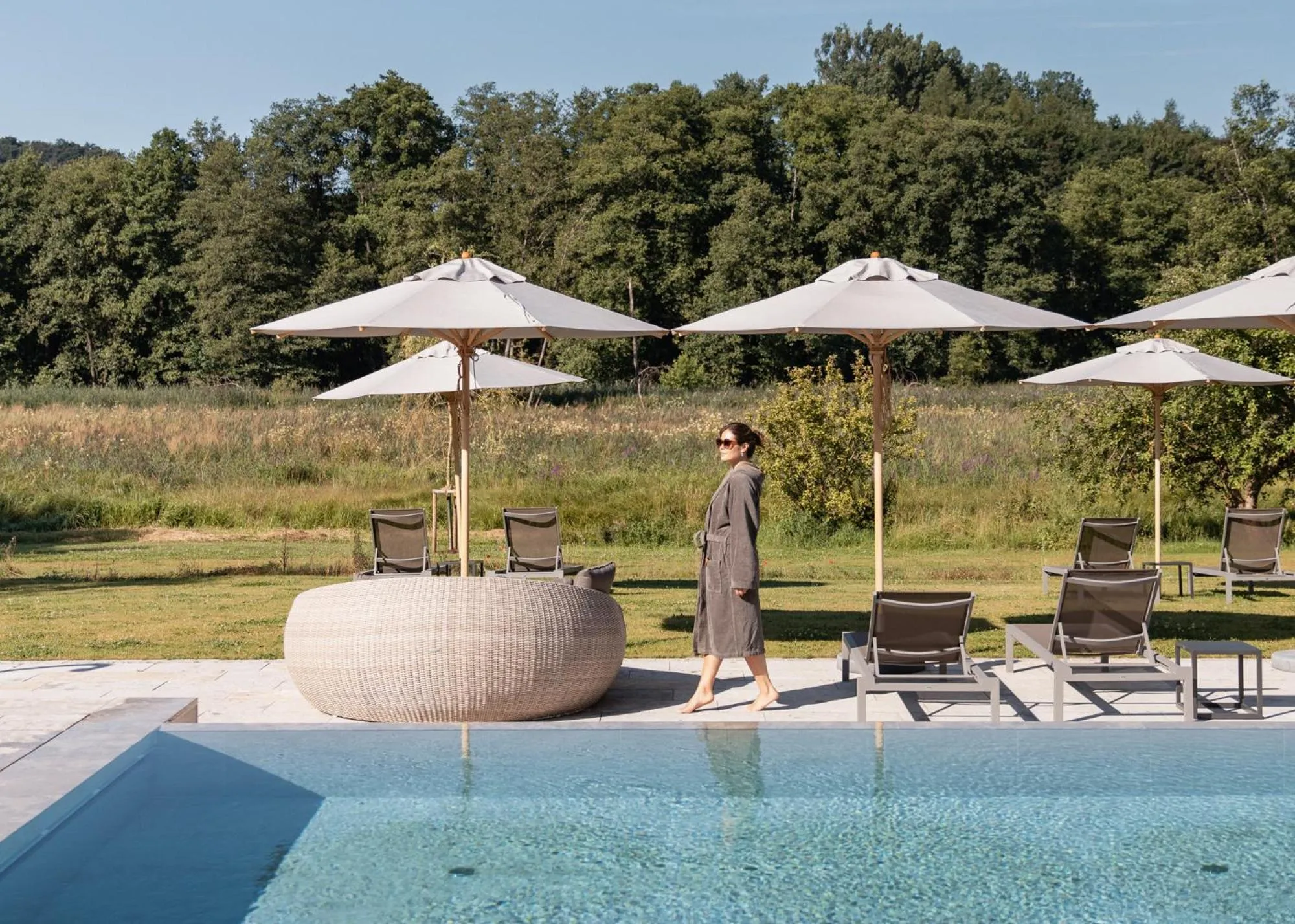 Swimming pool in Gutshofhotel Winkler Bräu