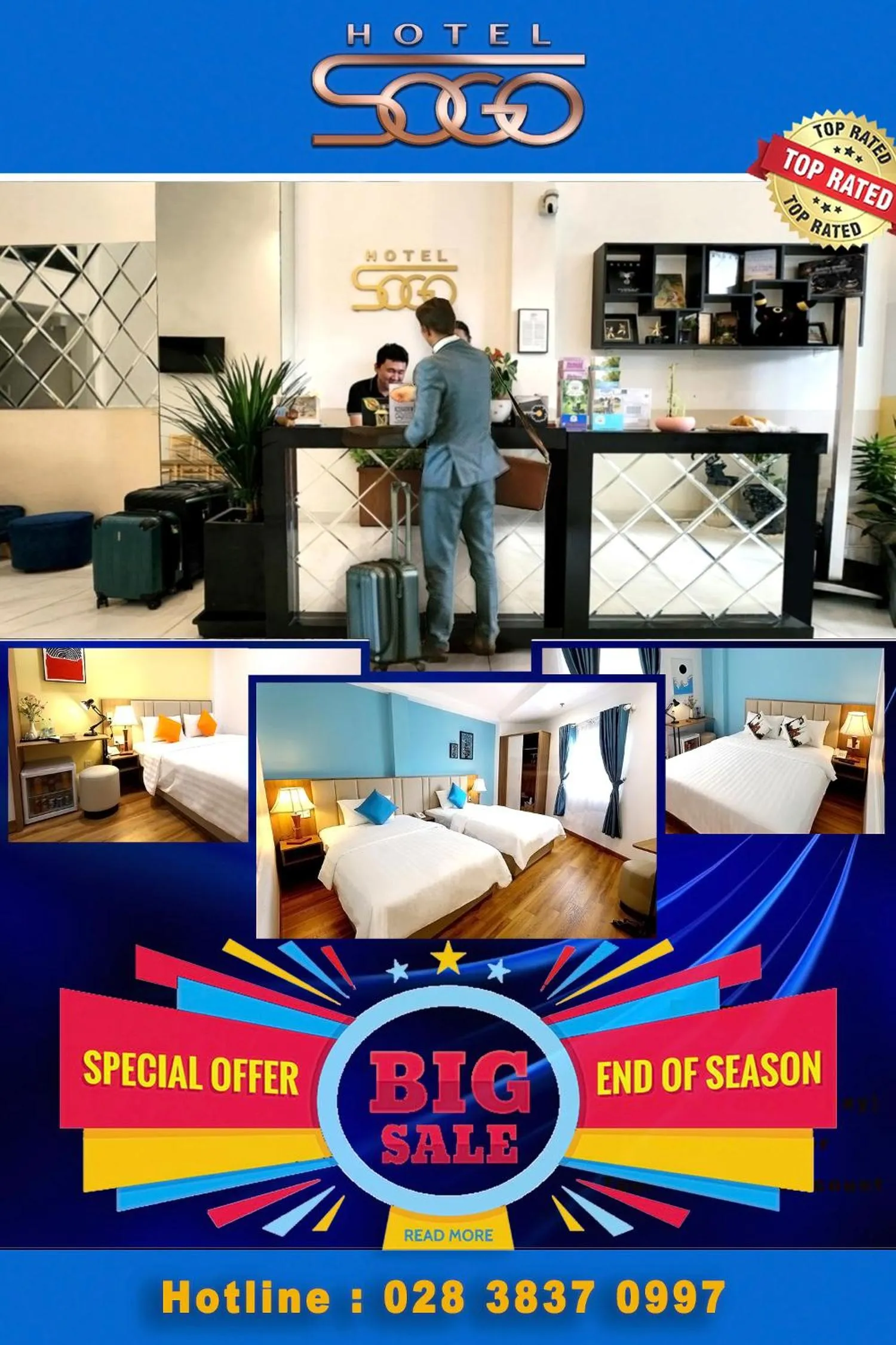 Photo of the whole room in Sogo Hotel Saigon