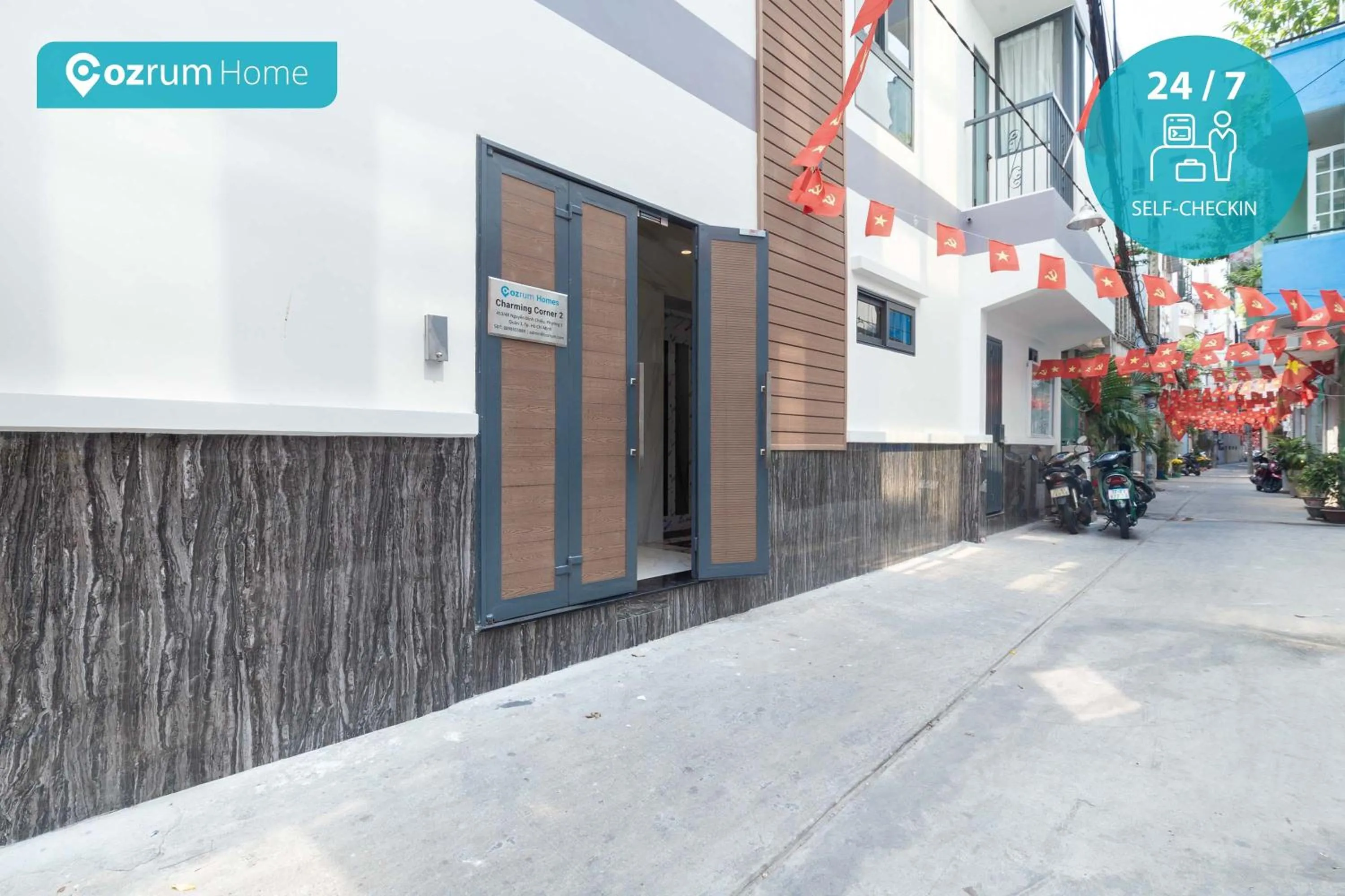 Facade/entrance in Cozrum Homes Charming Corner 2