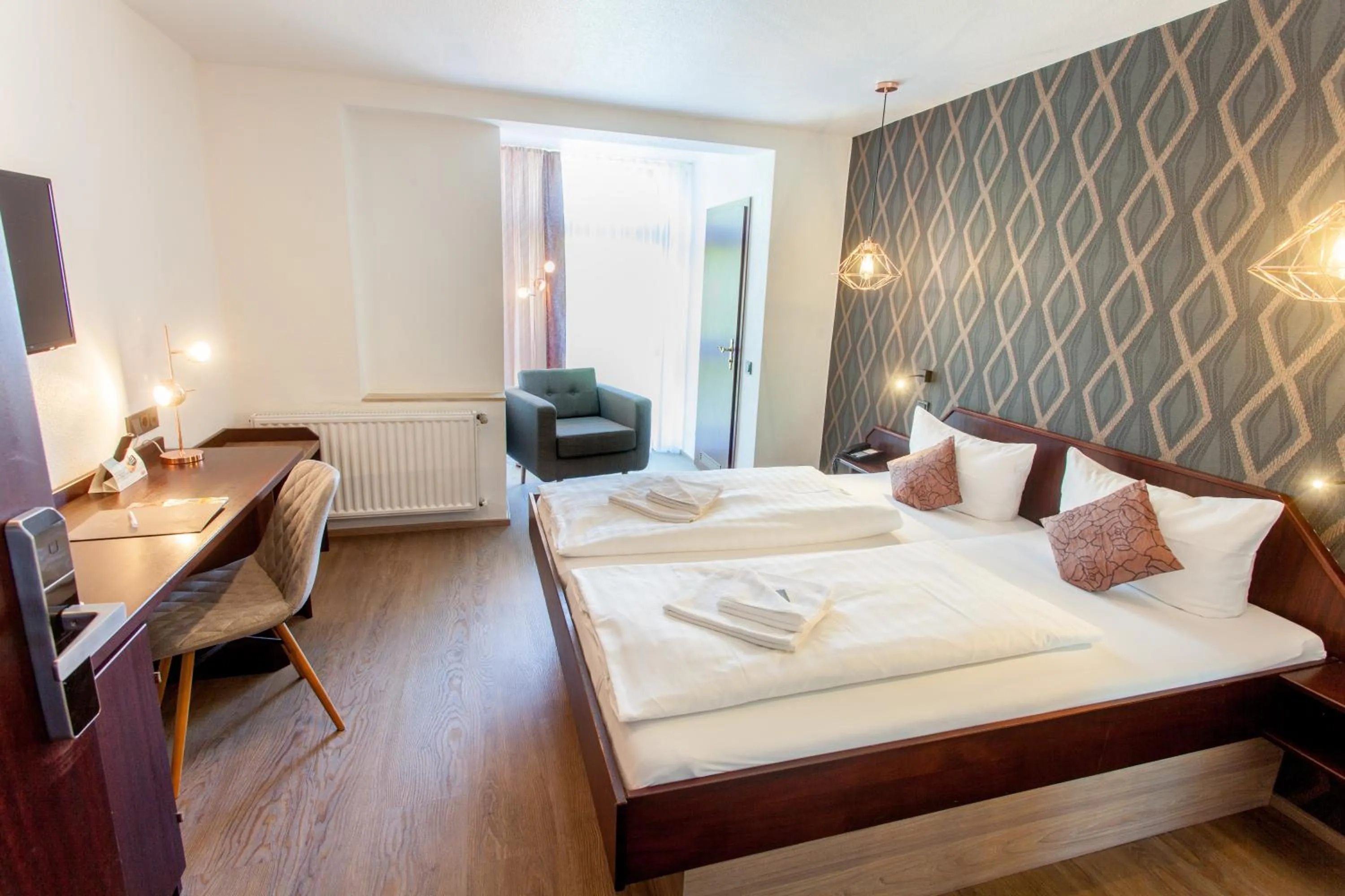 Photo of the whole room, Bed in Hotel Stümpelstal