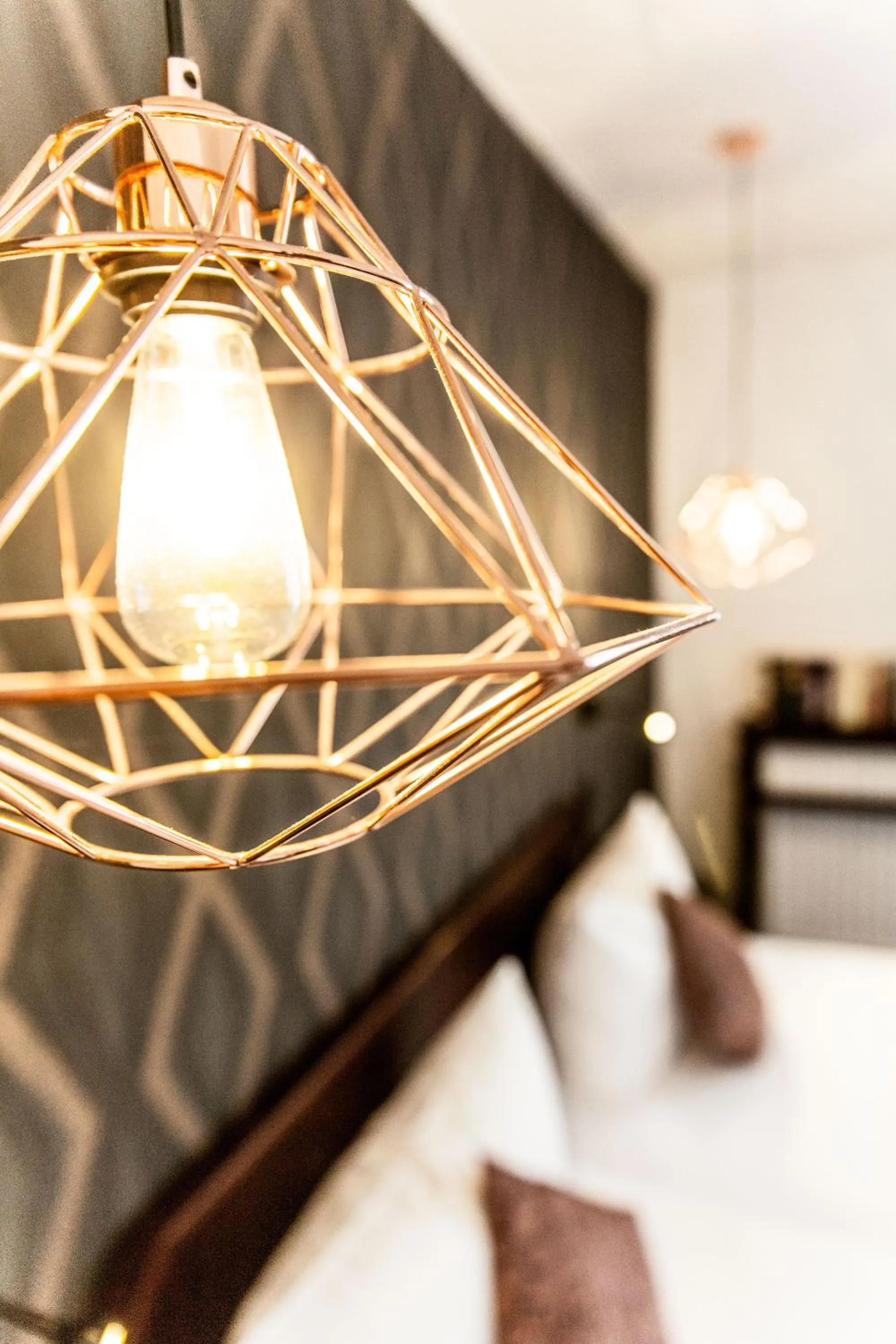 Decorative detail, Bed in Hotel Stümpelstal