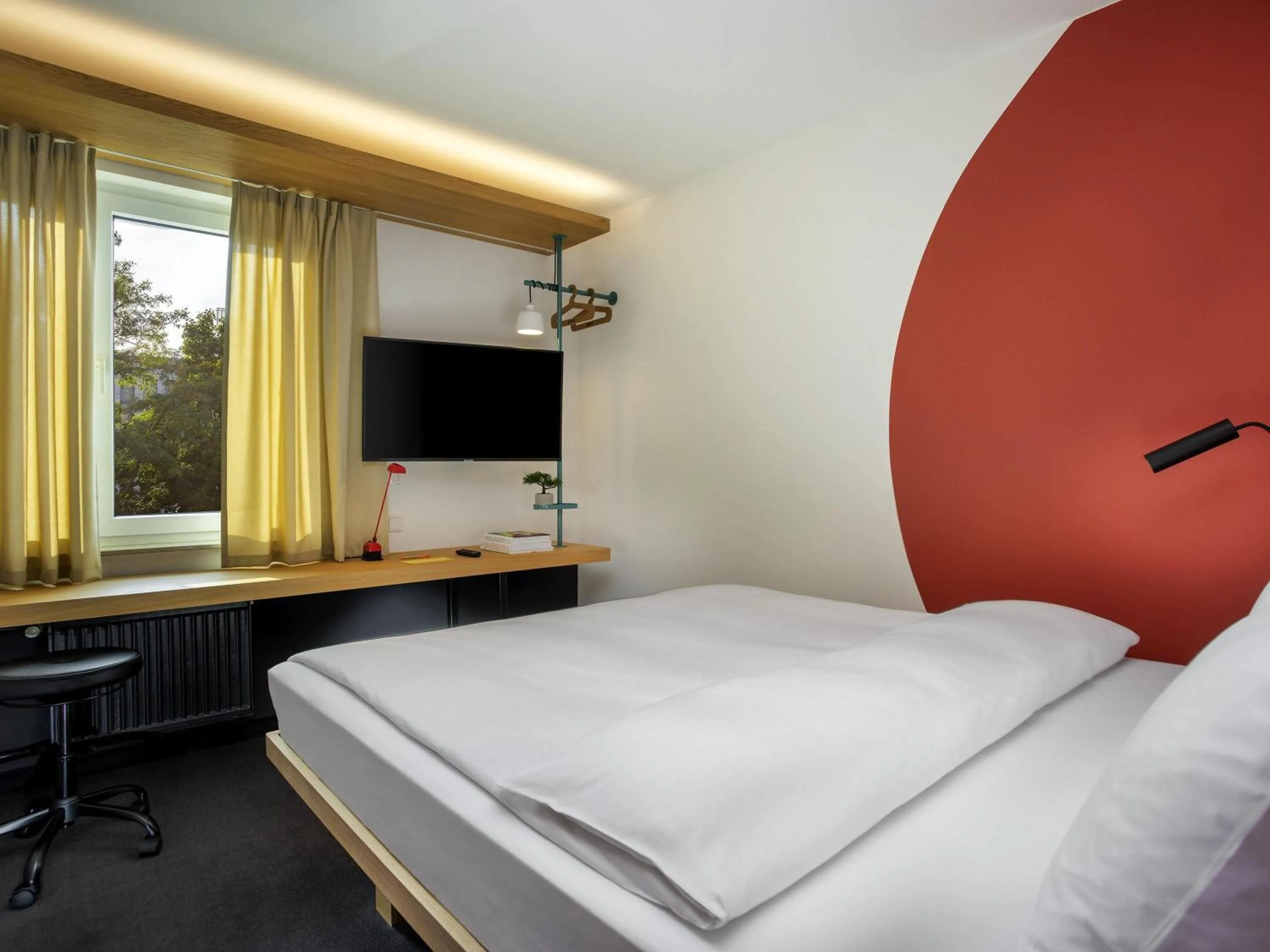 Bedroom, Bed in Greet hotel Darmstadt - an Accor hotel -