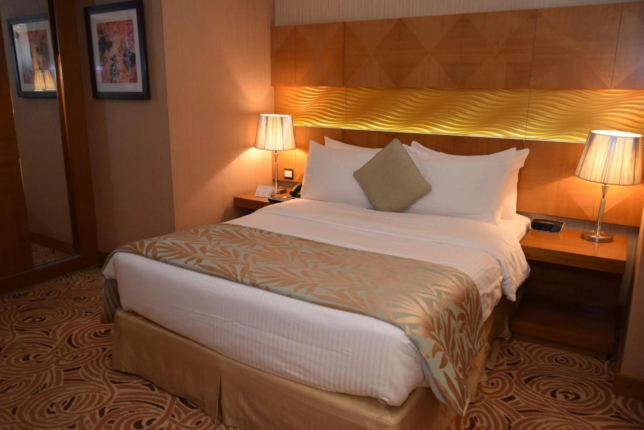 Bed in Coral Baghdad Hotel