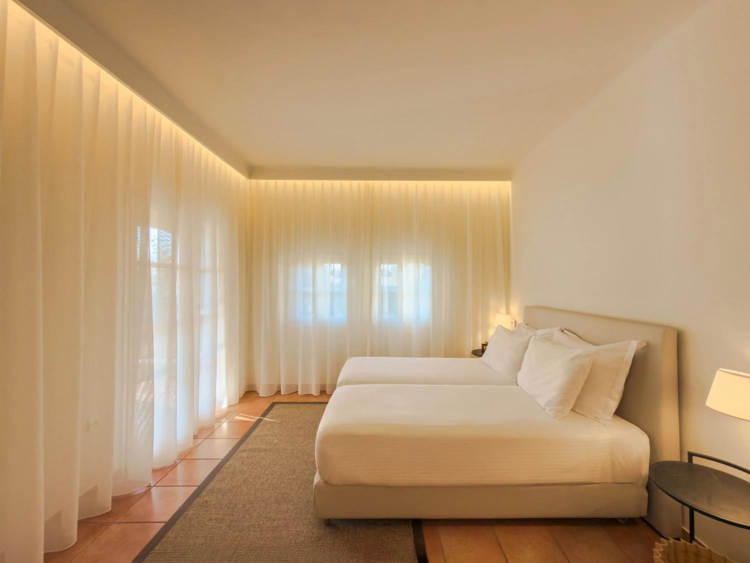 Bed in Zeus Eretria Resort