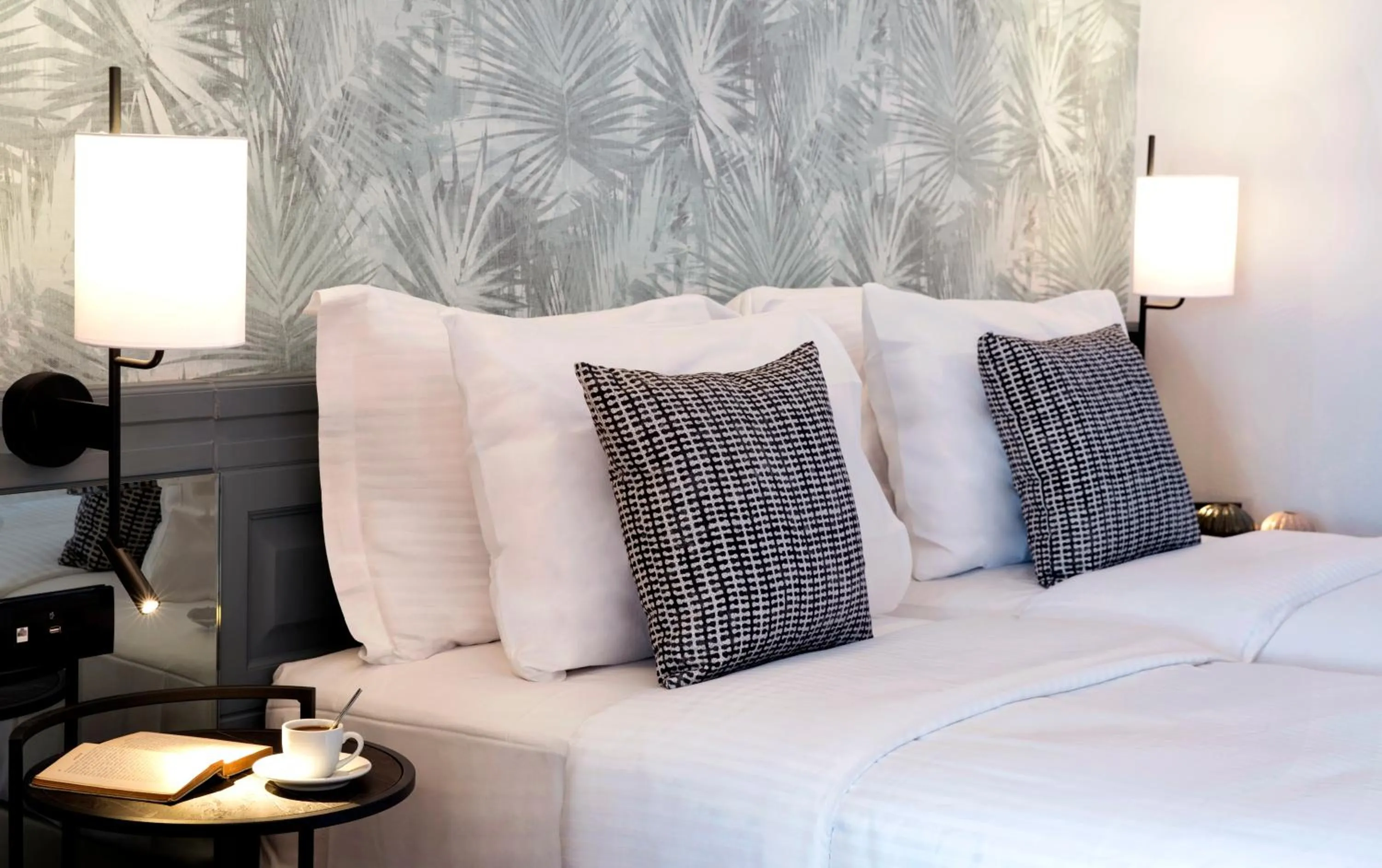 Bed in Zeus Eretria Resort