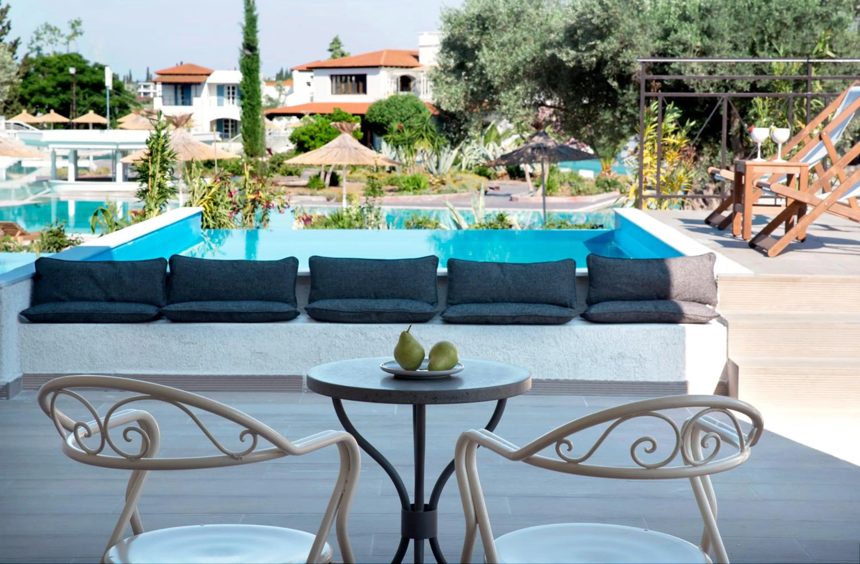 Seating area in Zeus Eretria Resort