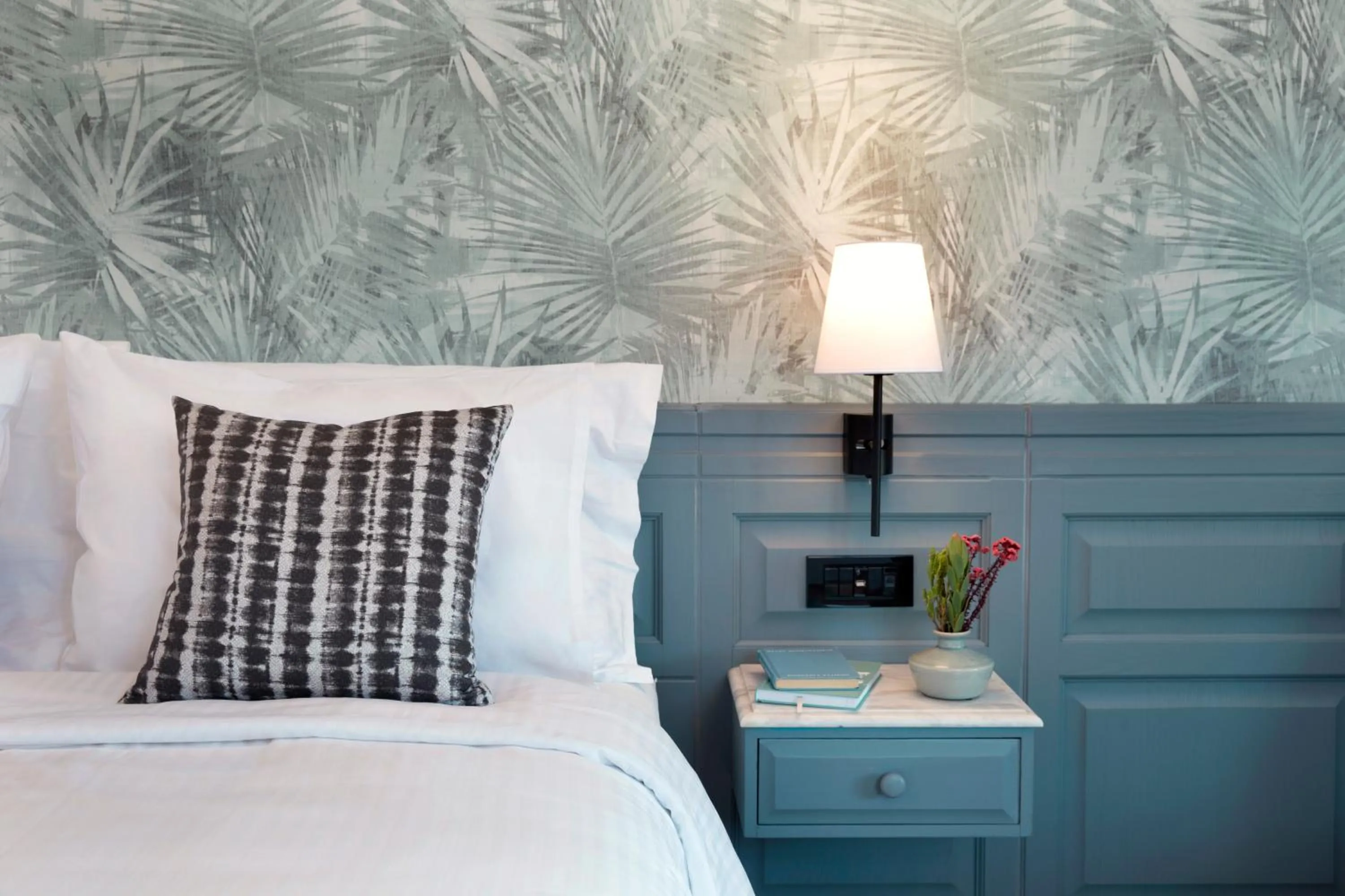 Bed in Zeus Eretria Resort