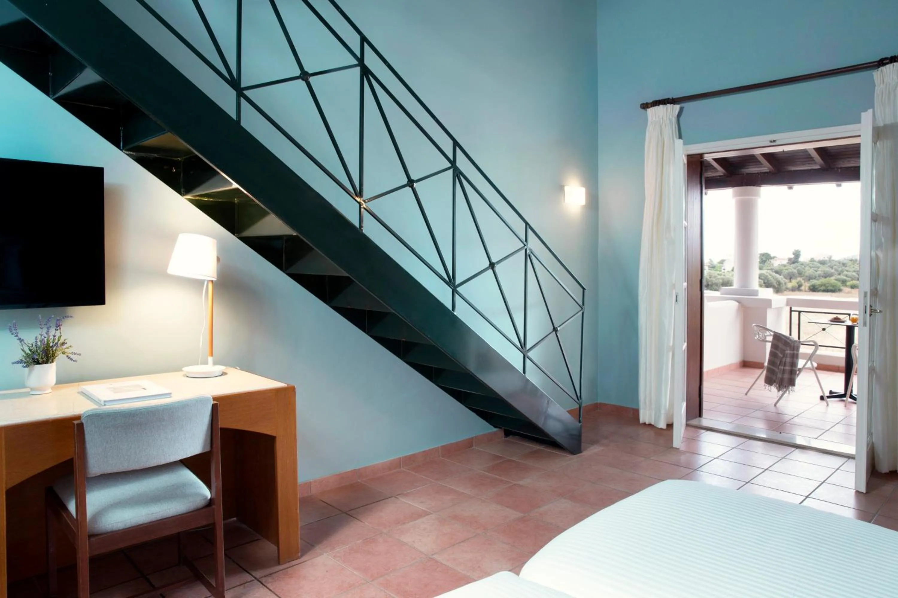 Bedroom, Bed in Zeus Eretria Resort