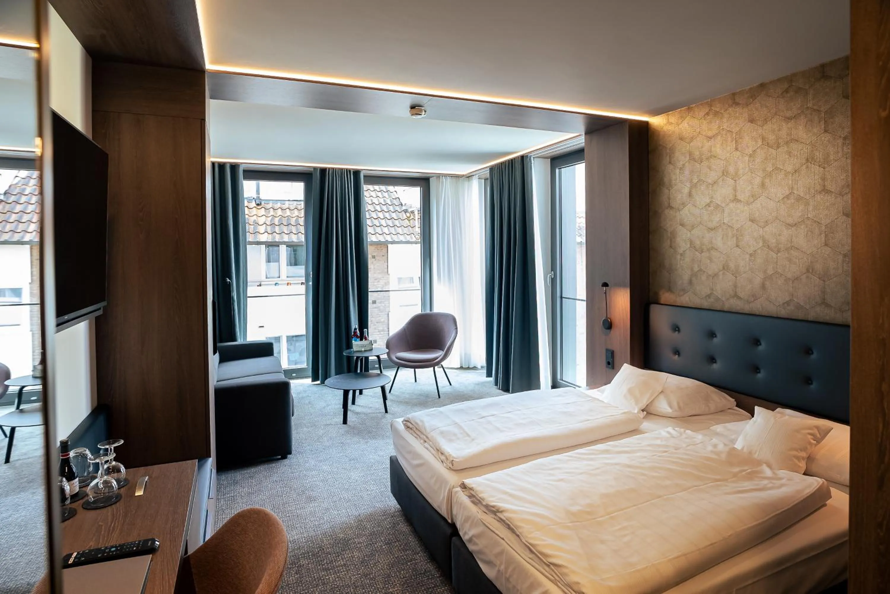 Bedroom, Bed in Stadthotel Münster