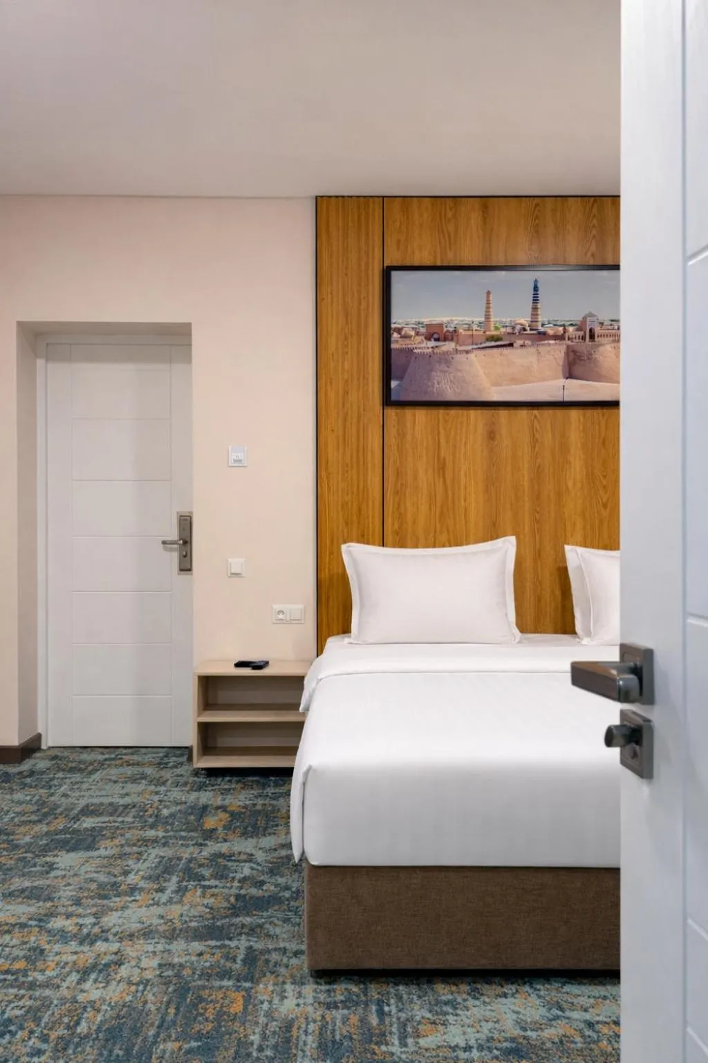 Bed in Musafir Hotel