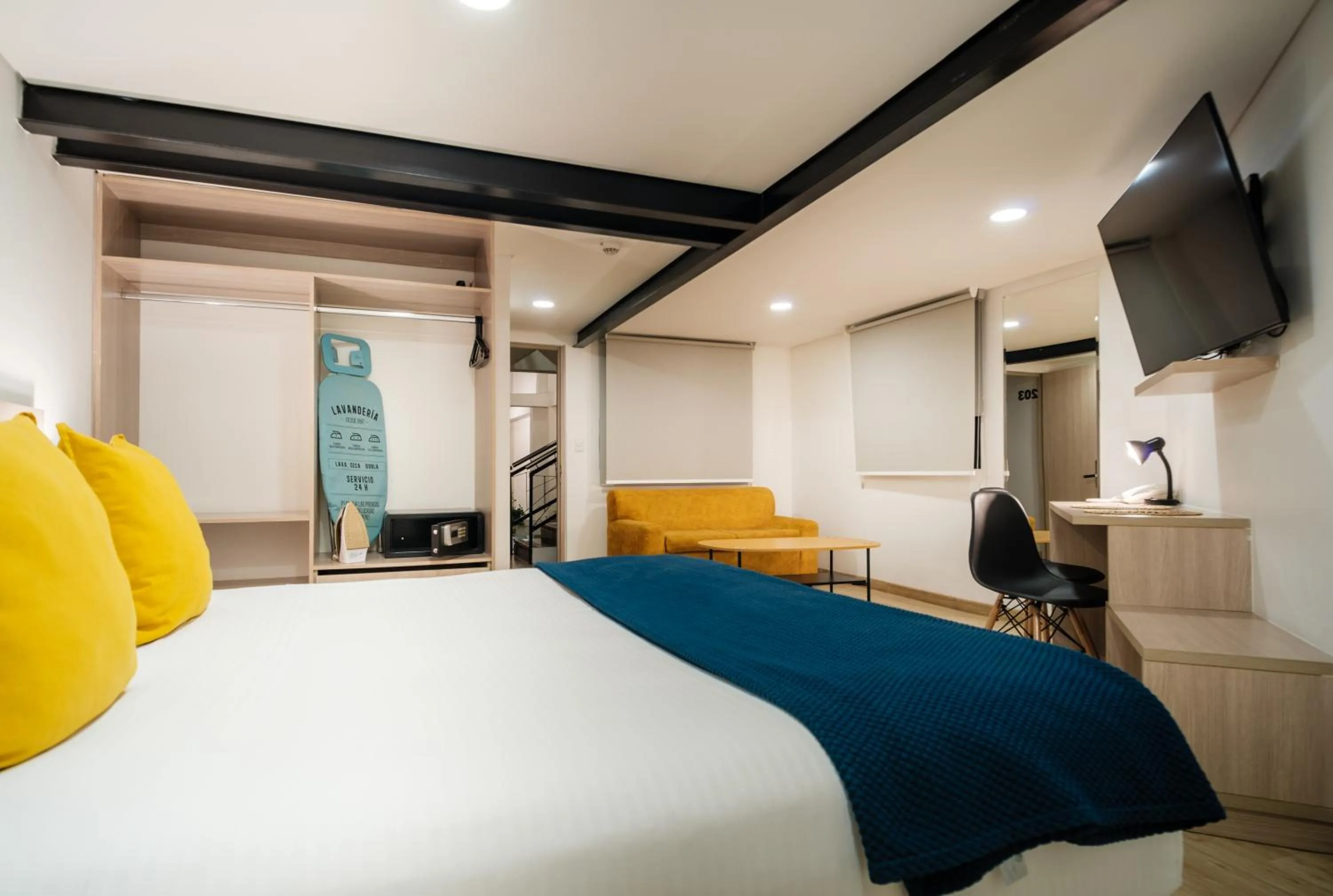 safe, Bed in Palermo Home Bogota & Art Gallery