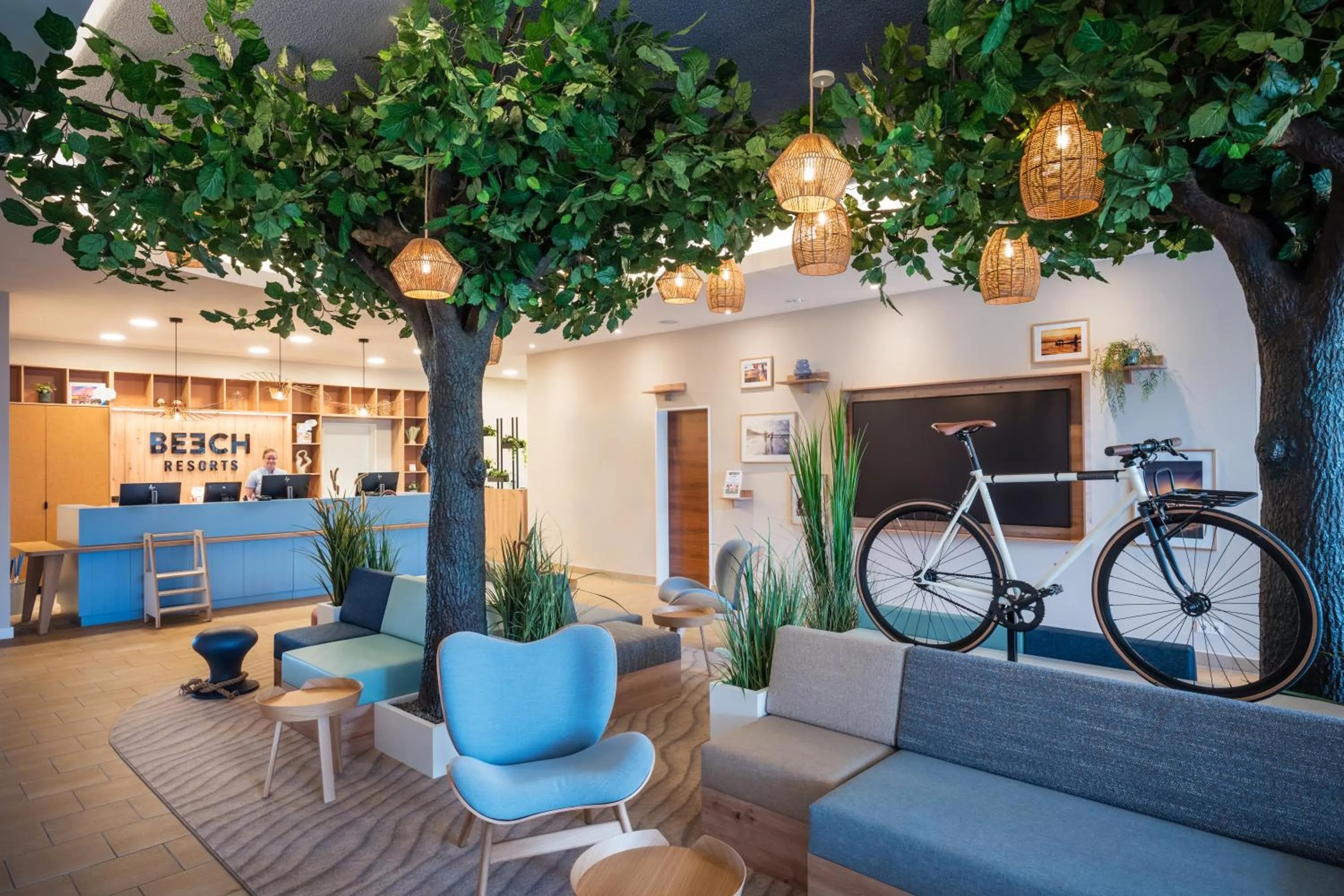 Lobby or reception in BEECH Resort Boltenhagen