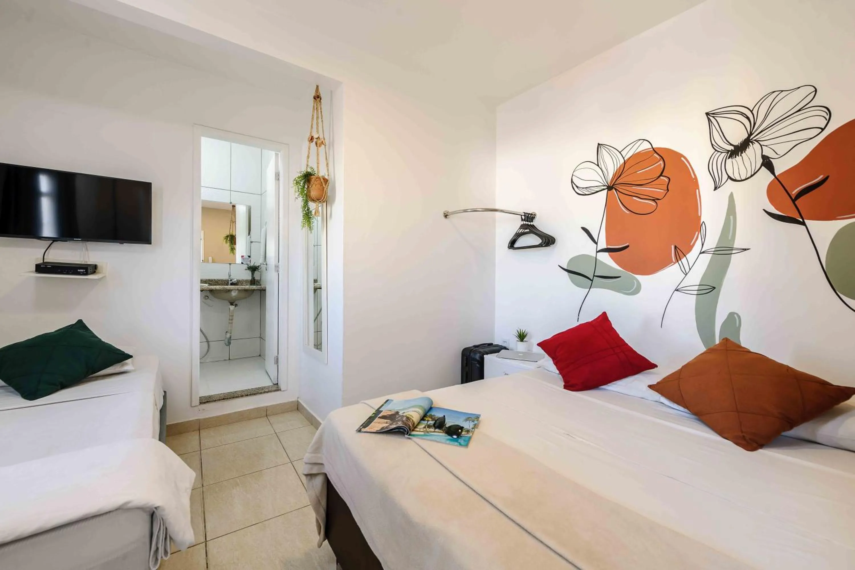 Bed in Hotel Prainha