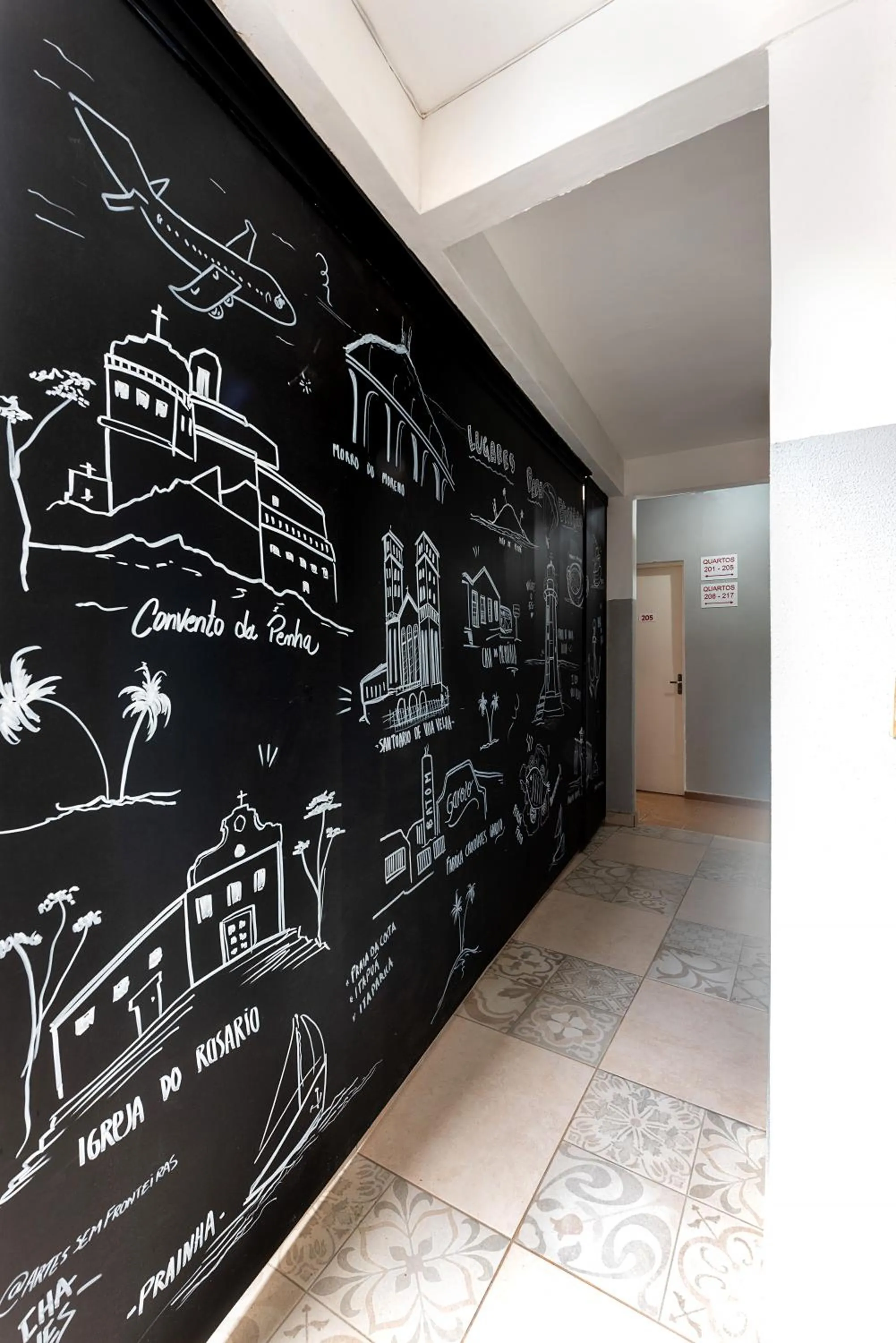 Seating area in Hotel Prainha