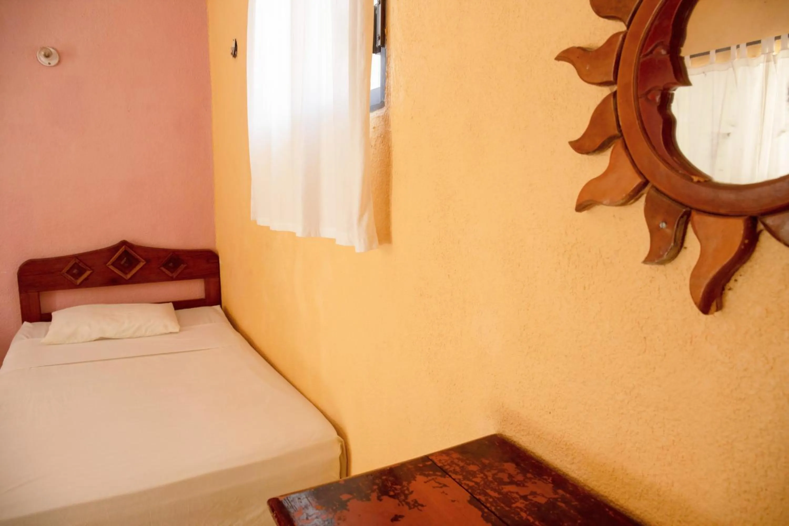 Bed in Hotel Los Arcos Holbox
