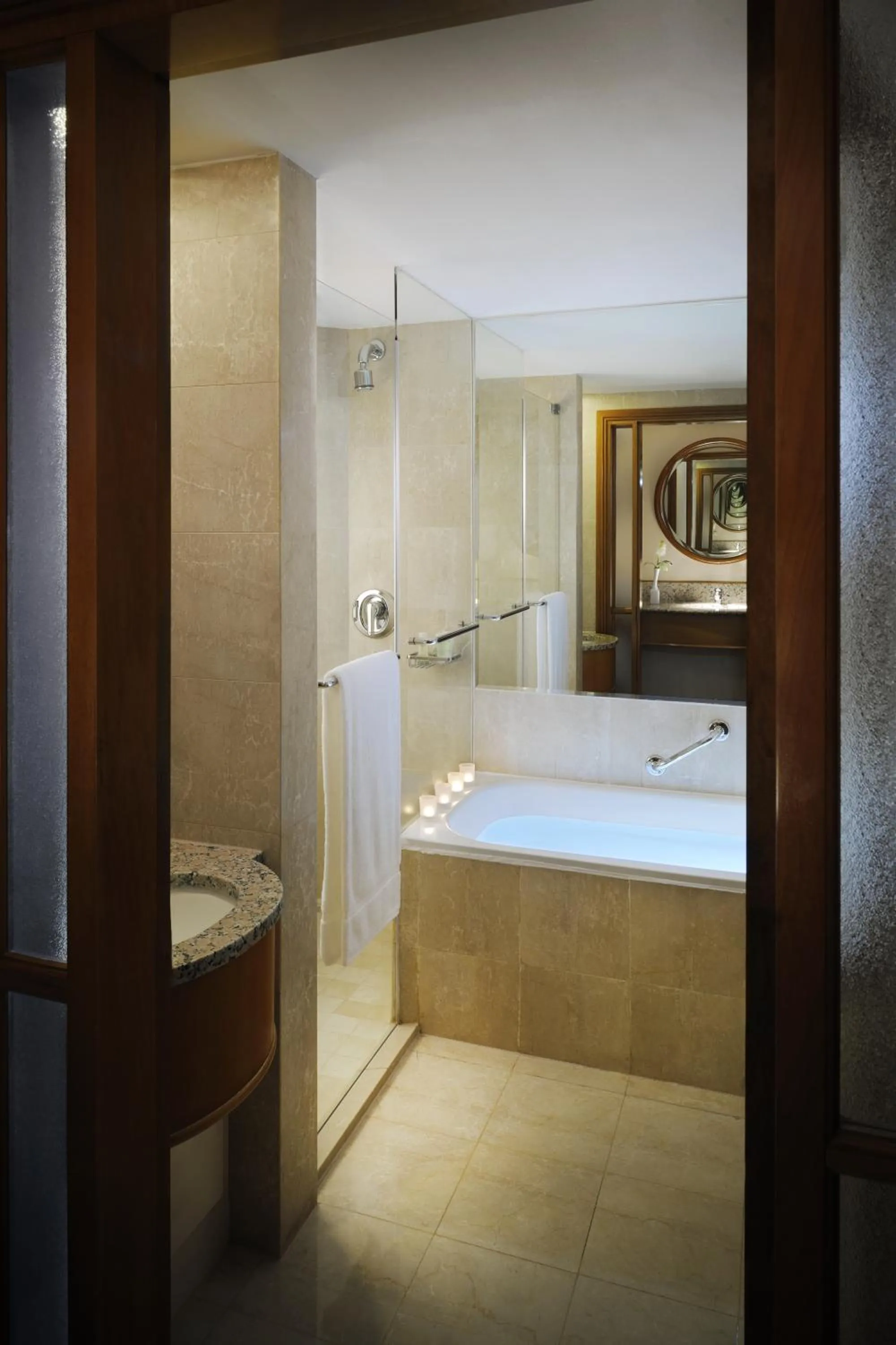 Bathroom in The Bristol Hotel by Royal Orchid Hotel Management