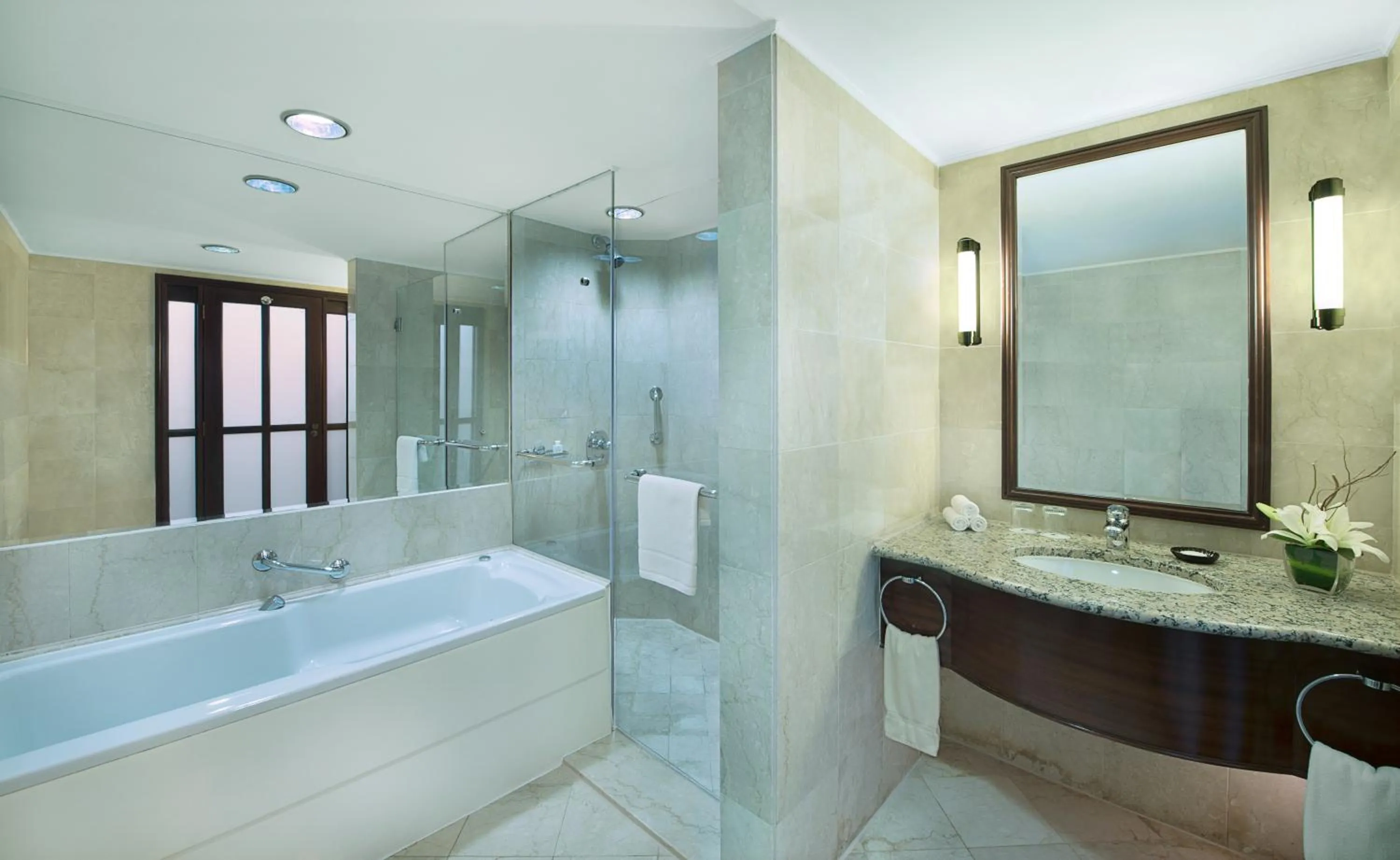 Bathroom in The Bristol Hotel by Royal Orchid Hotel Management