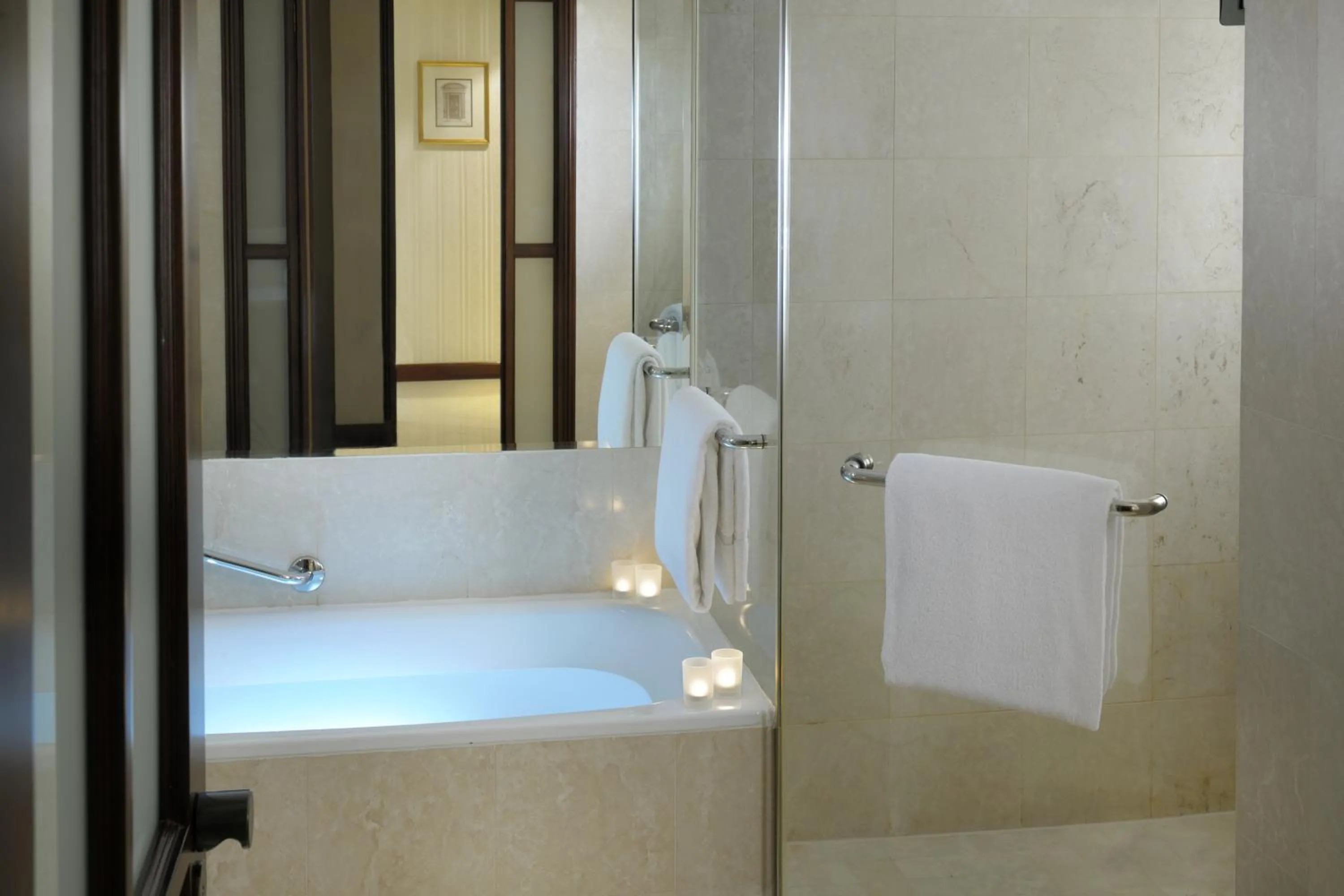 Bathroom in The Bristol Hotel by Royal Orchid Hotel Management